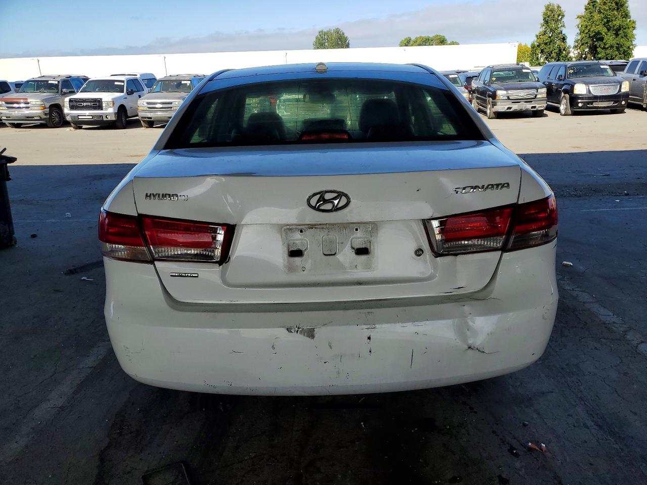 2008 Hyundai Sonata Se Белый vin: 5NPEU46C78H372873