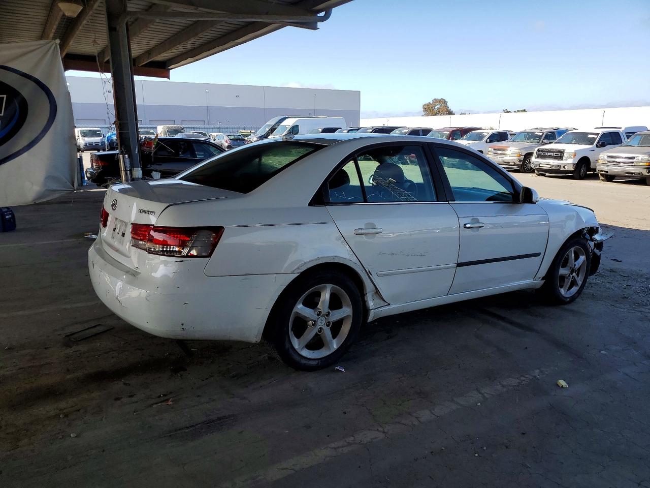2008 Hyundai Sonata Se Белый vin: 5NPEU46C78H372873
