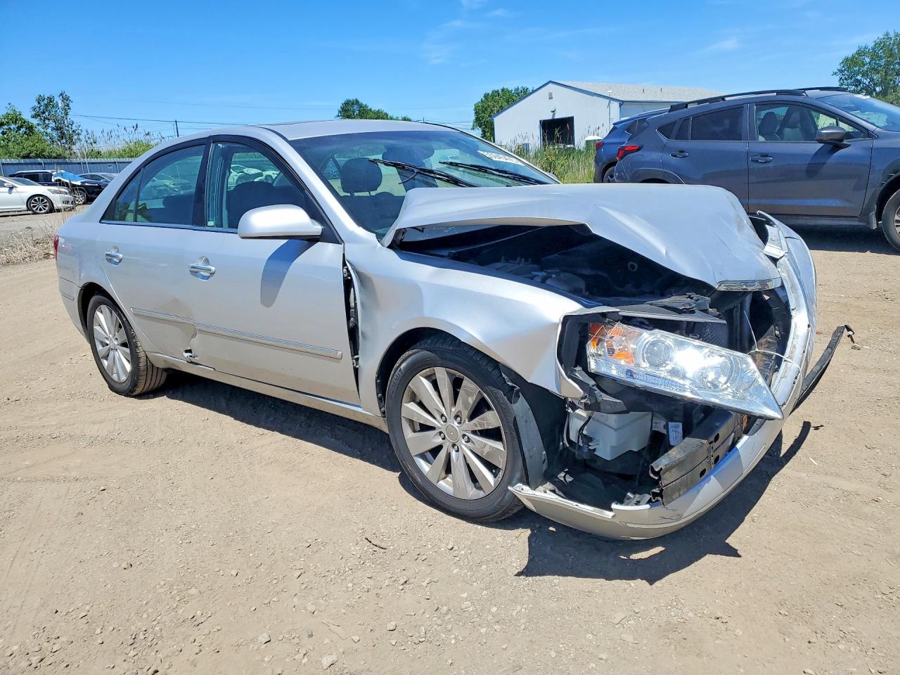 2009 Hyundai Sonata Limited Серебряный vin: 5NPEU46C79H411351
