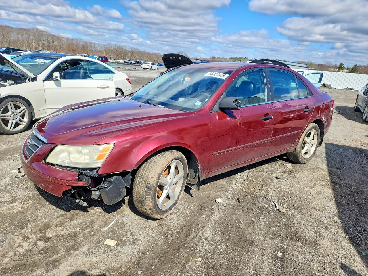 2009 Hyundai Sonata Se Red vin: 5NPEU46C79H510610