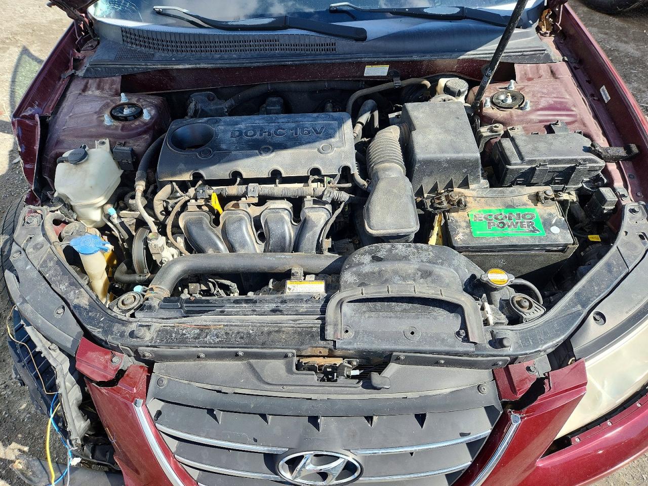 2009 Hyundai Sonata Se Red vin: 5NPEU46C79H510610