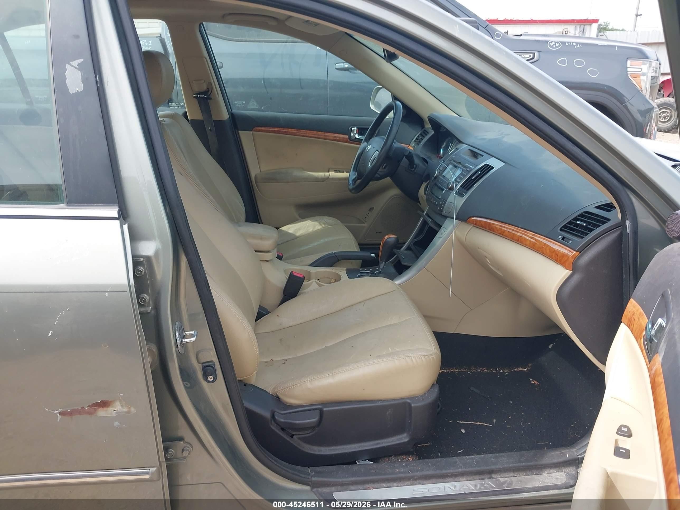 2009 Hyundai Sonata Limited Green vin: 5NPEU46C79H540190