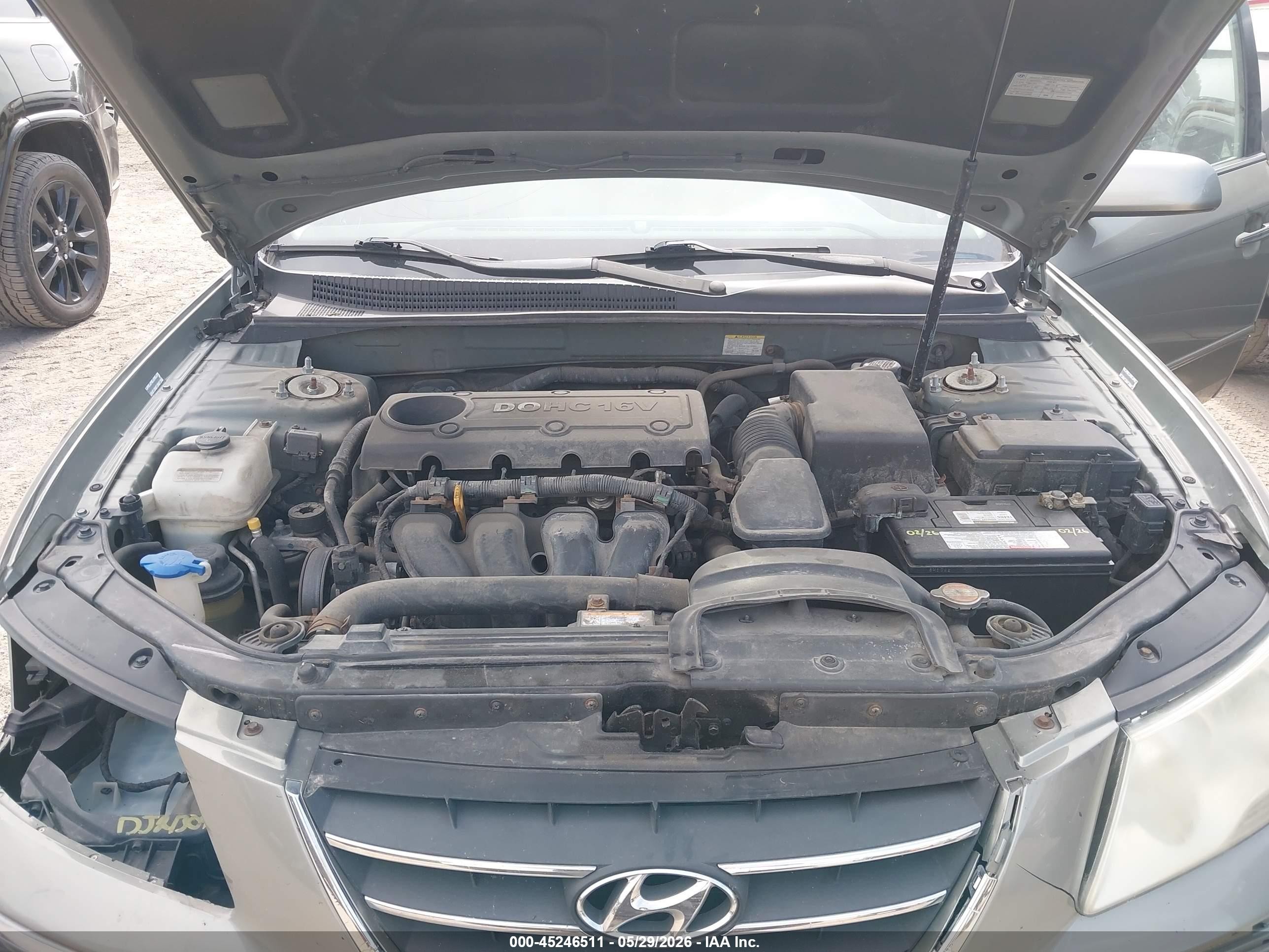 2009 Hyundai Sonata Limited Green vin: 5NPEU46C79H540190