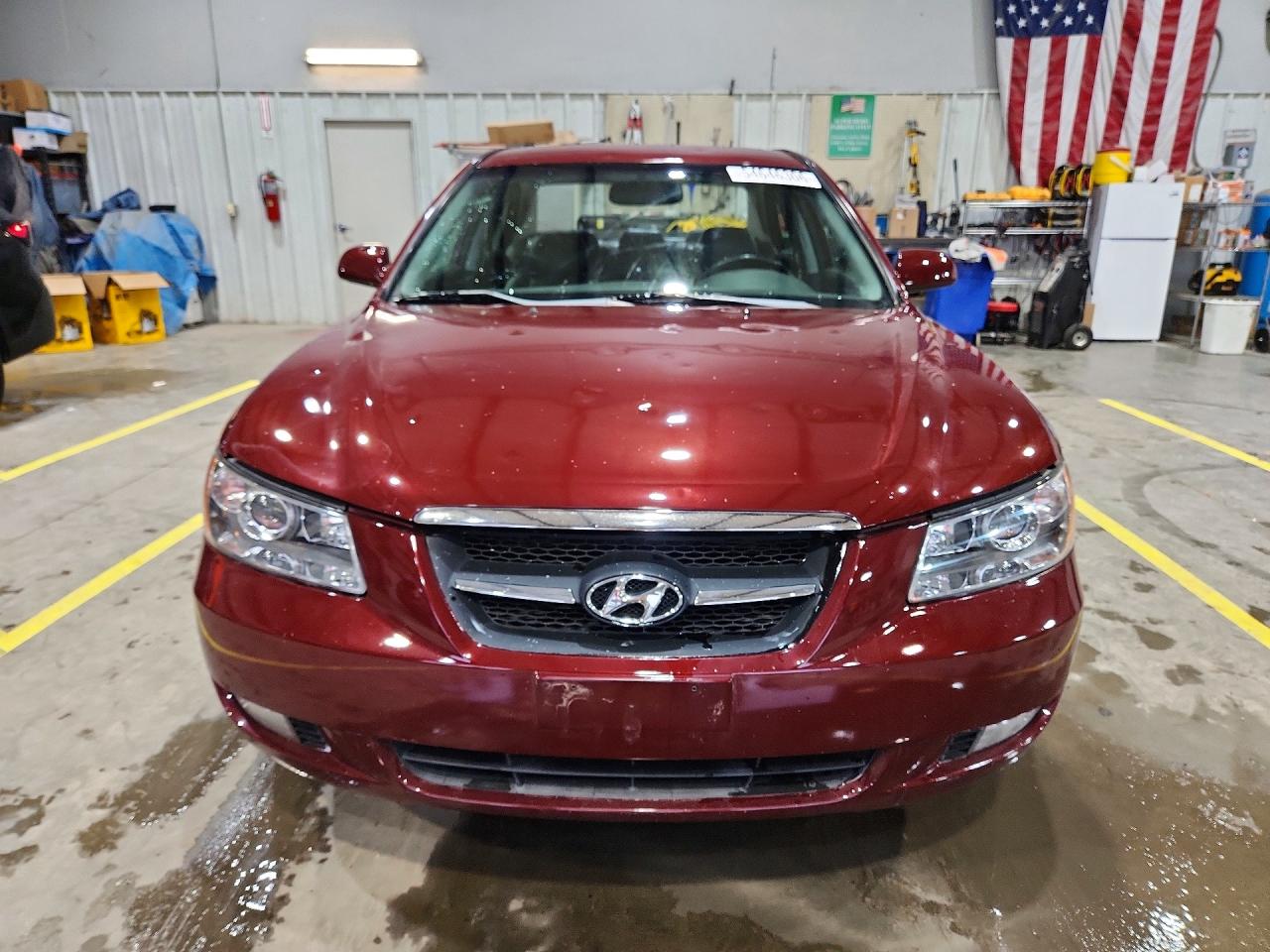 2008 Hyundai Sonata Se Темно-бордовый vin: 5NPEU46C88H363079