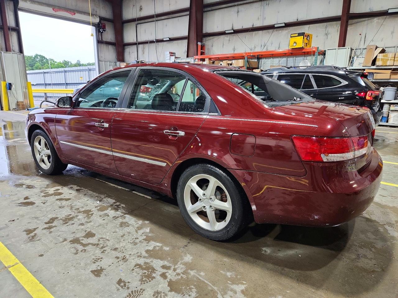 2008 Hyundai Sonata Se Темно-бордовый vin: 5NPEU46C88H363079
