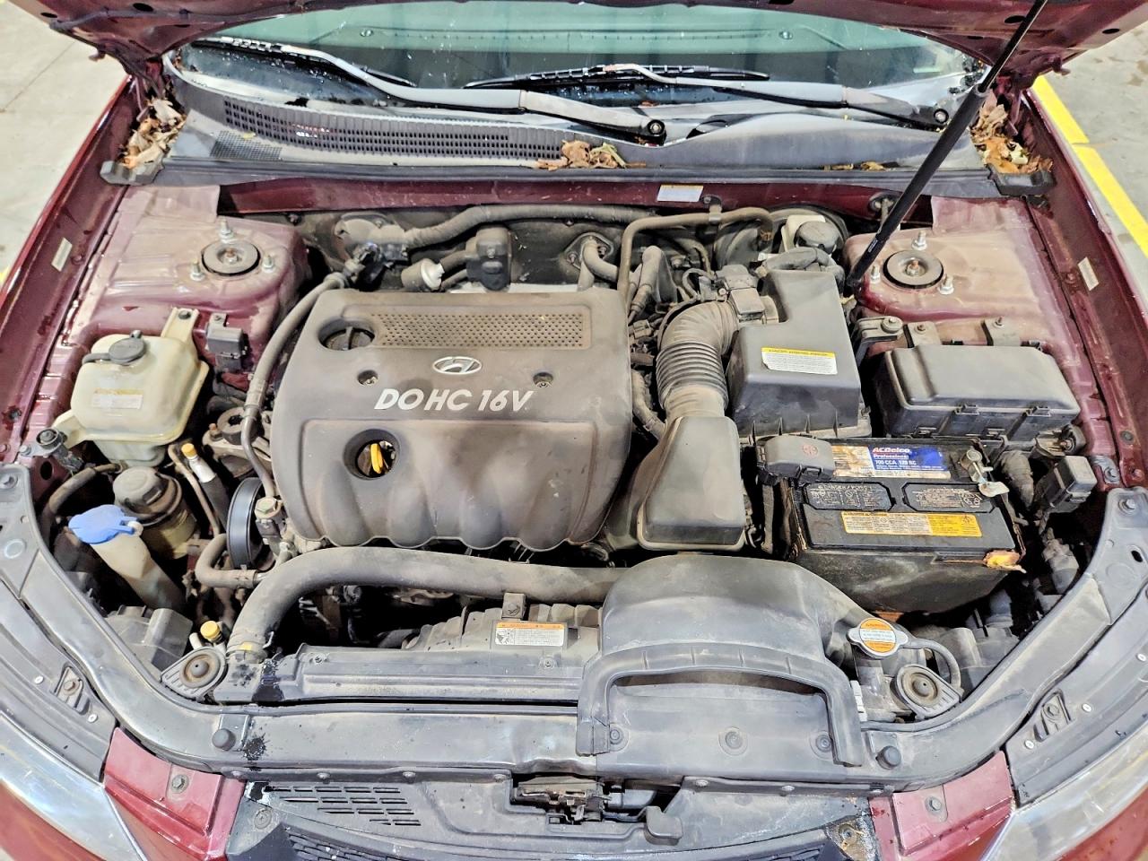 2008 Hyundai Sonata Se Темно-бордовый vin: 5NPEU46C88H363079
