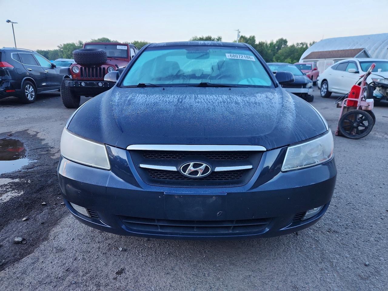 2008 Hyundai Sonata Se Blue vin: 5NPEU46C88H366967