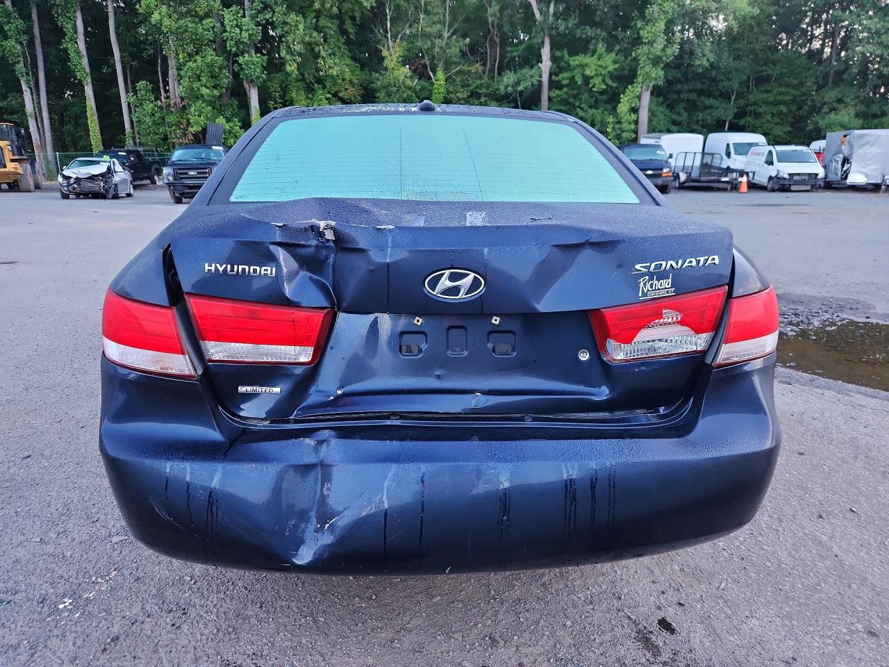 2008 Hyundai Sonata Se Blue vin: 5NPEU46C88H366967