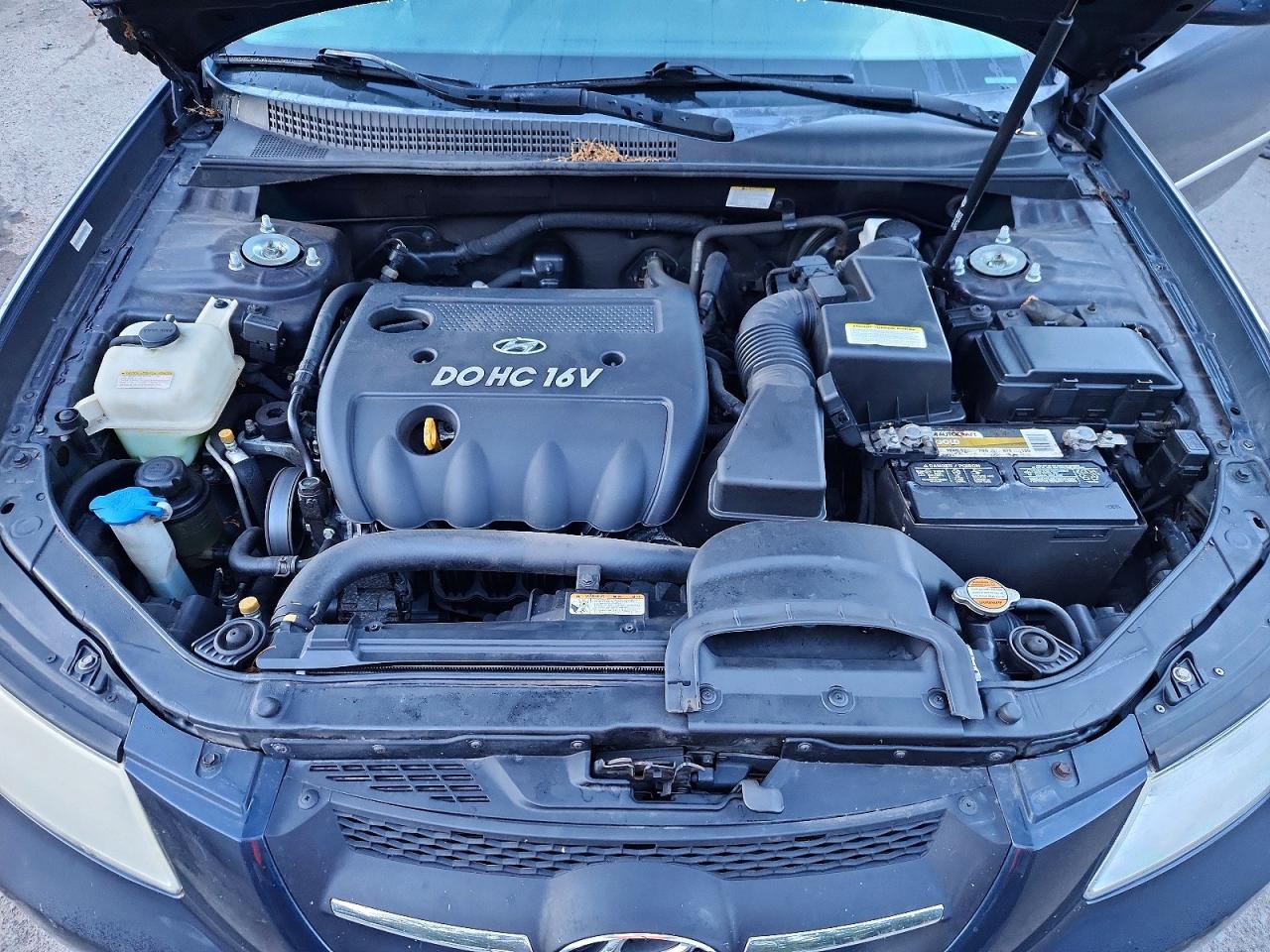 2008 Hyundai Sonata Se Blue vin: 5NPEU46C88H366967