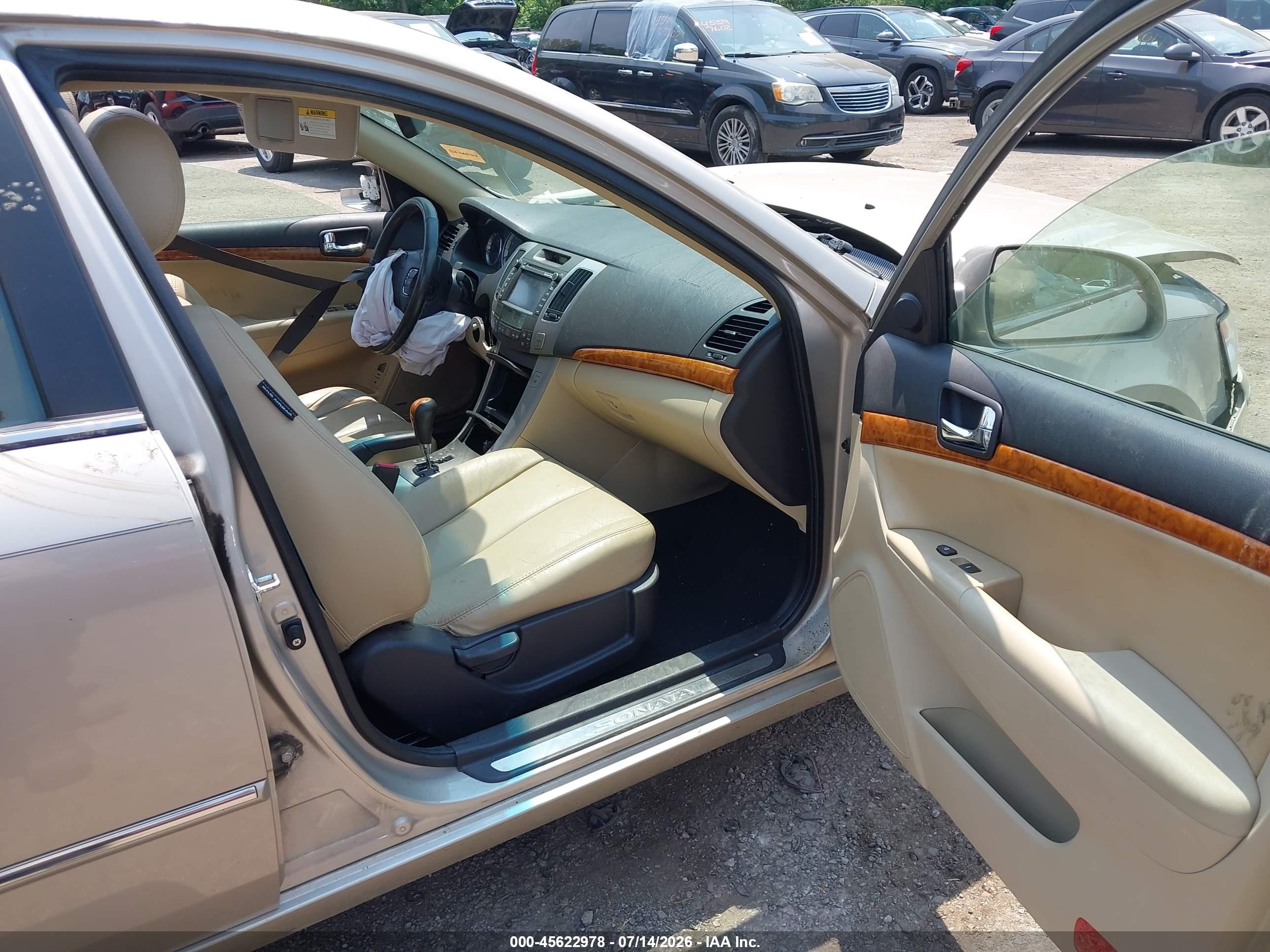 2009 Hyundai Sonata Limited Gold vin: 5NPEU46C89H432693