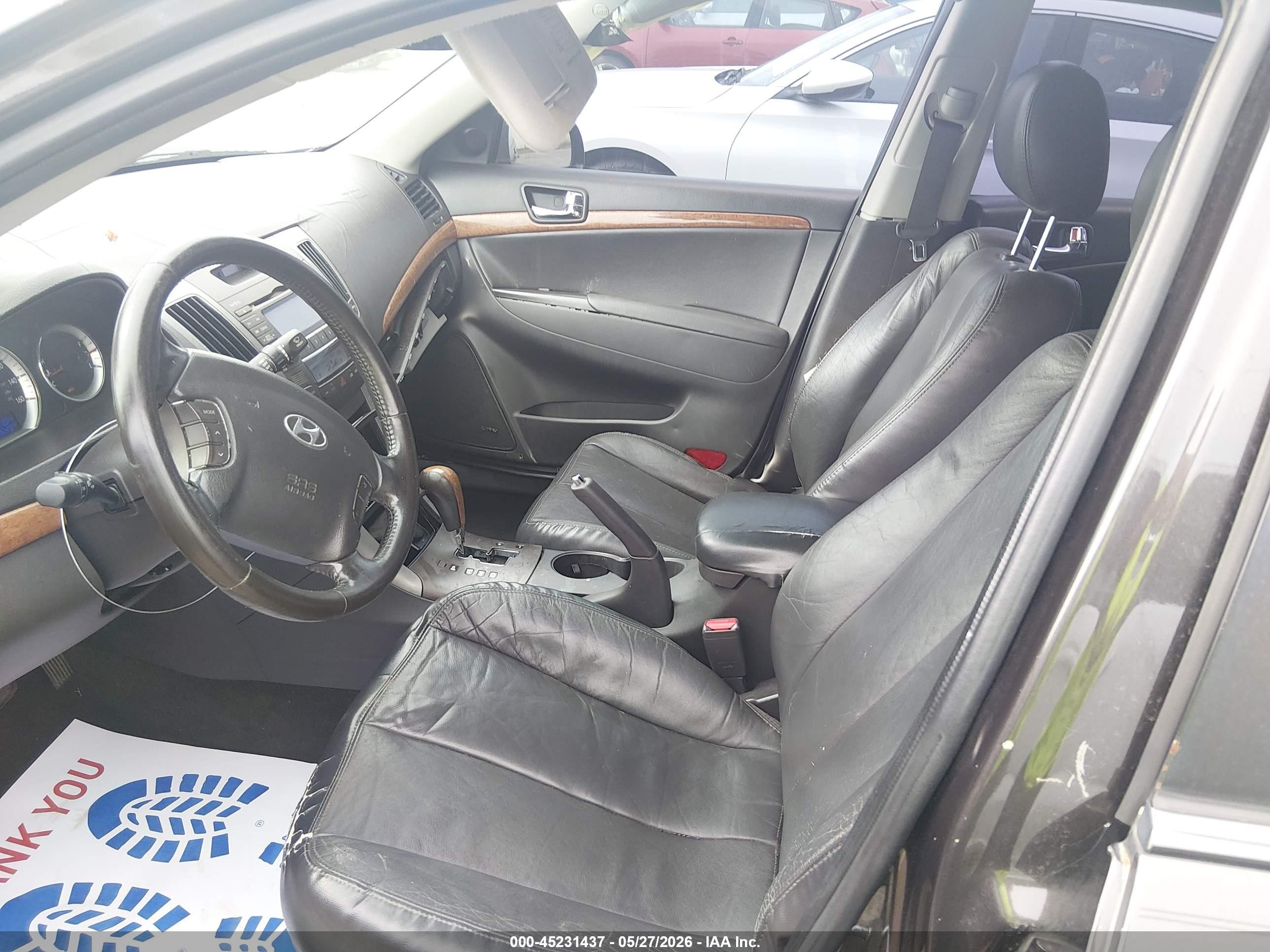 2009 Hyundai Sonata Limited Black vin: 5NPEU46C89H544877