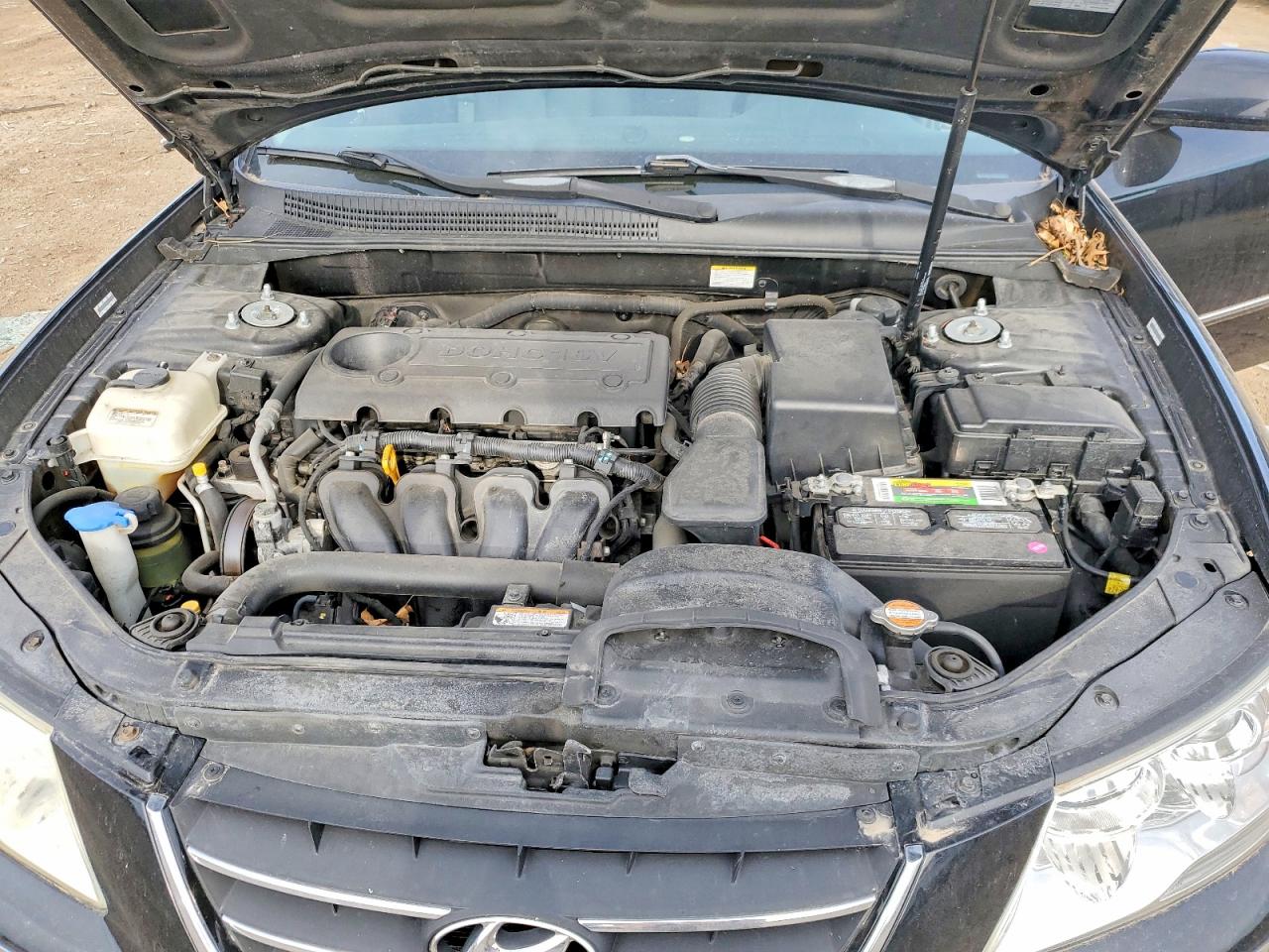 2009 Hyundai Sonata Limited Black vin: 5NPEU46C89H573585