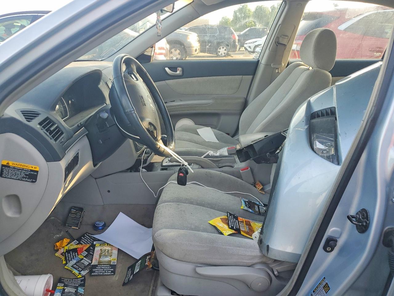 2006 Hyundai Sonata Gls Серебряный vin: 5NPEU46C96H168069