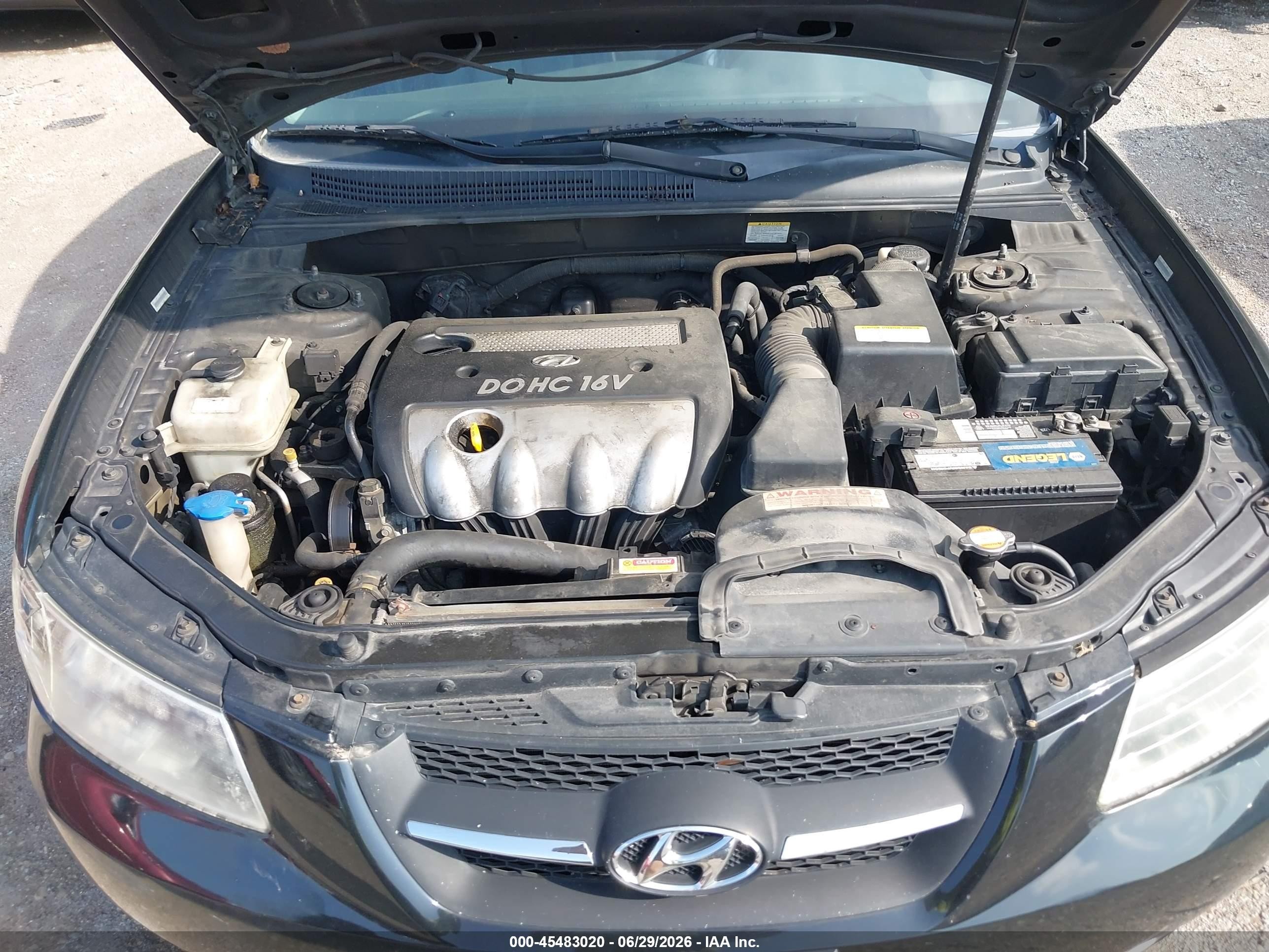 2008 Hyundai Sonata Limited/se Black vin: 5NPEU46C98H318345