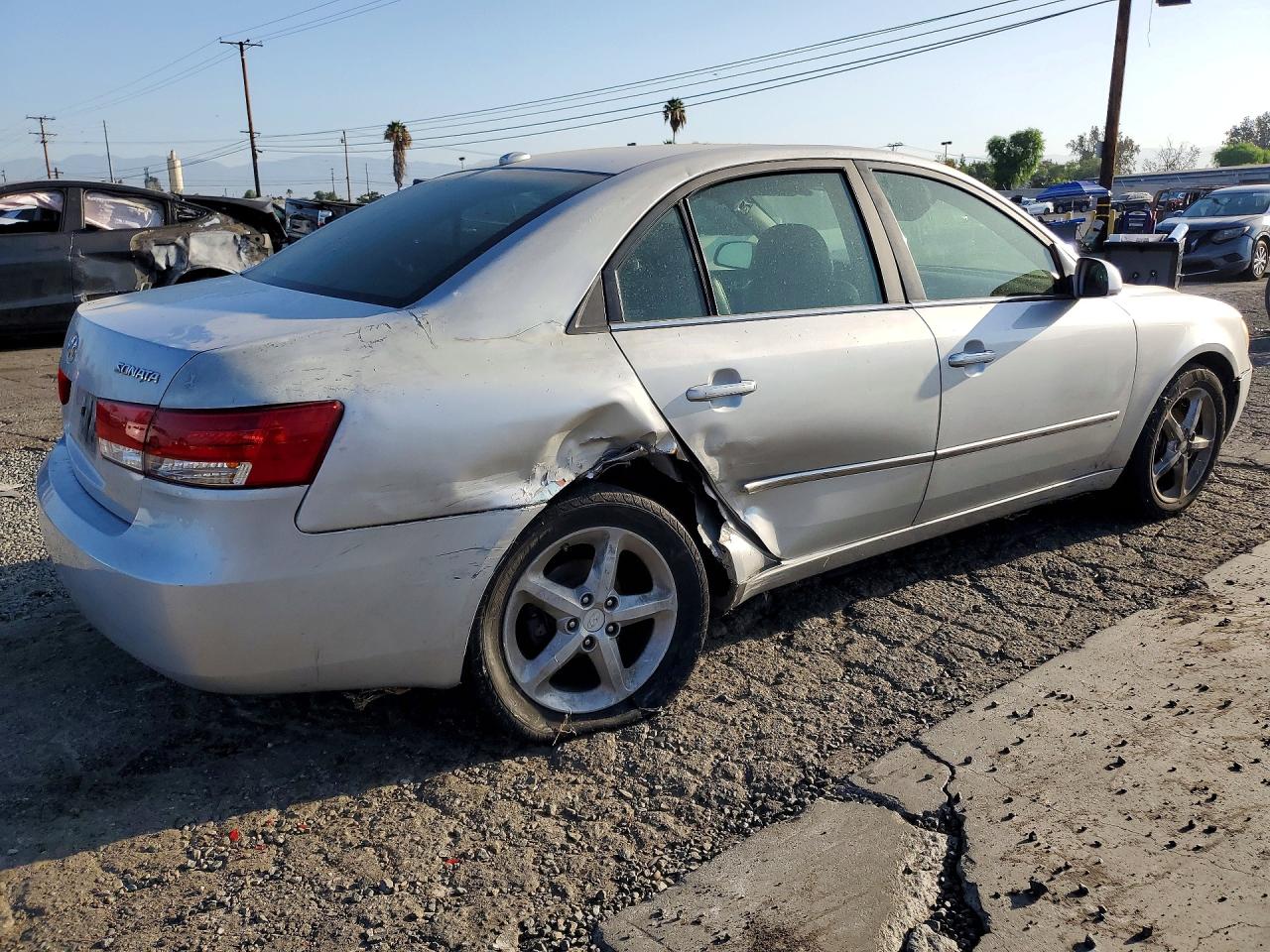 2008 Hyundai Sonata Se Silver vin: 5NPEU46C98H335436