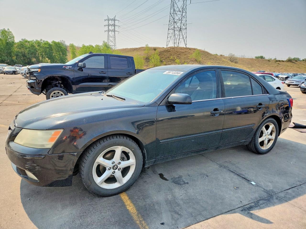 2009 Hyundai Sonata Se Black vin: 5NPEU46C99H529532