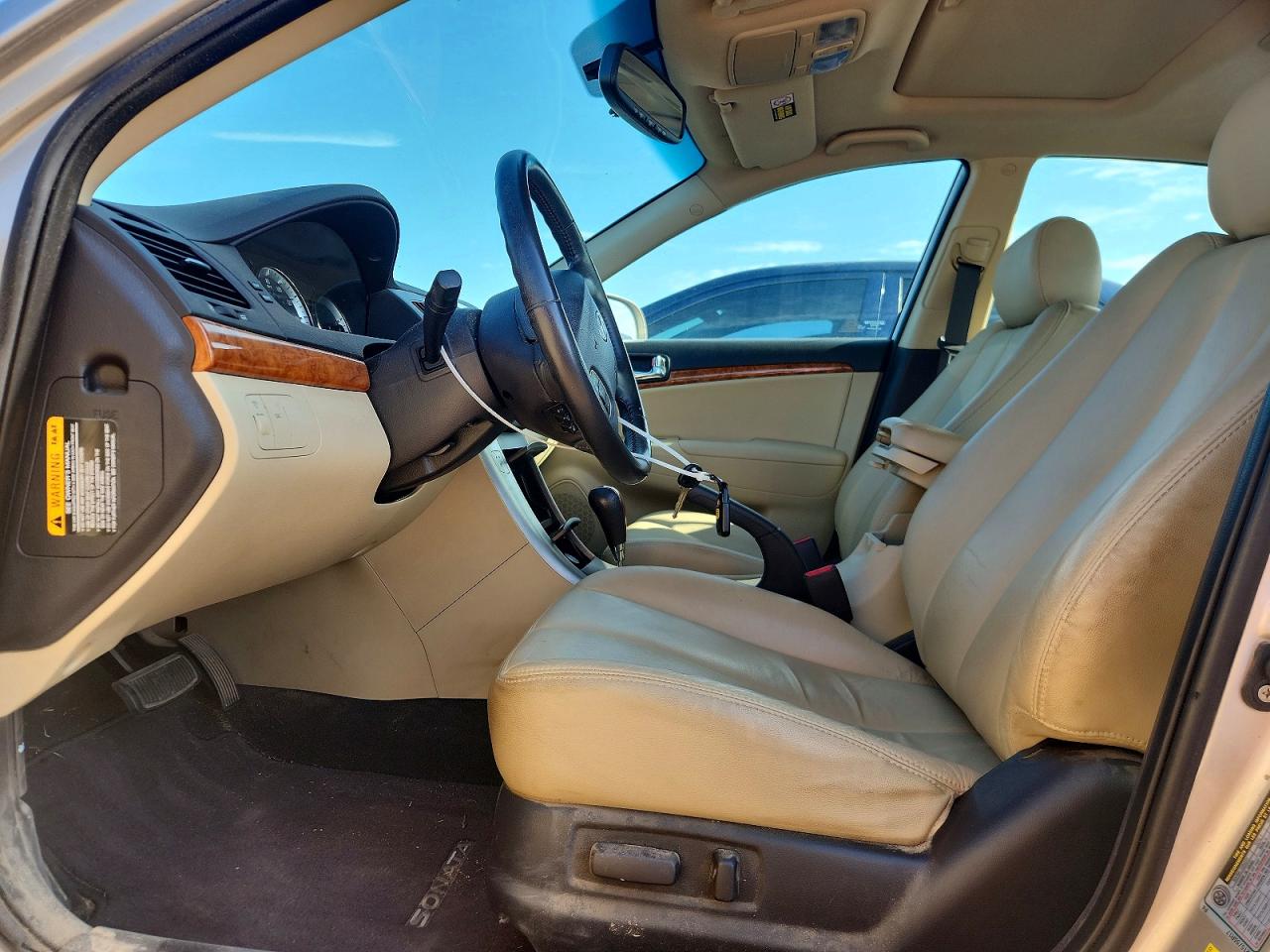 2009 Hyundai Sonata Limited Tan vin: 5NPEU46C99H563857