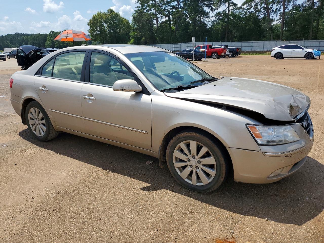 2009 Hyundai Sonata Limited Tan vin: 5NPEU46C99H563857