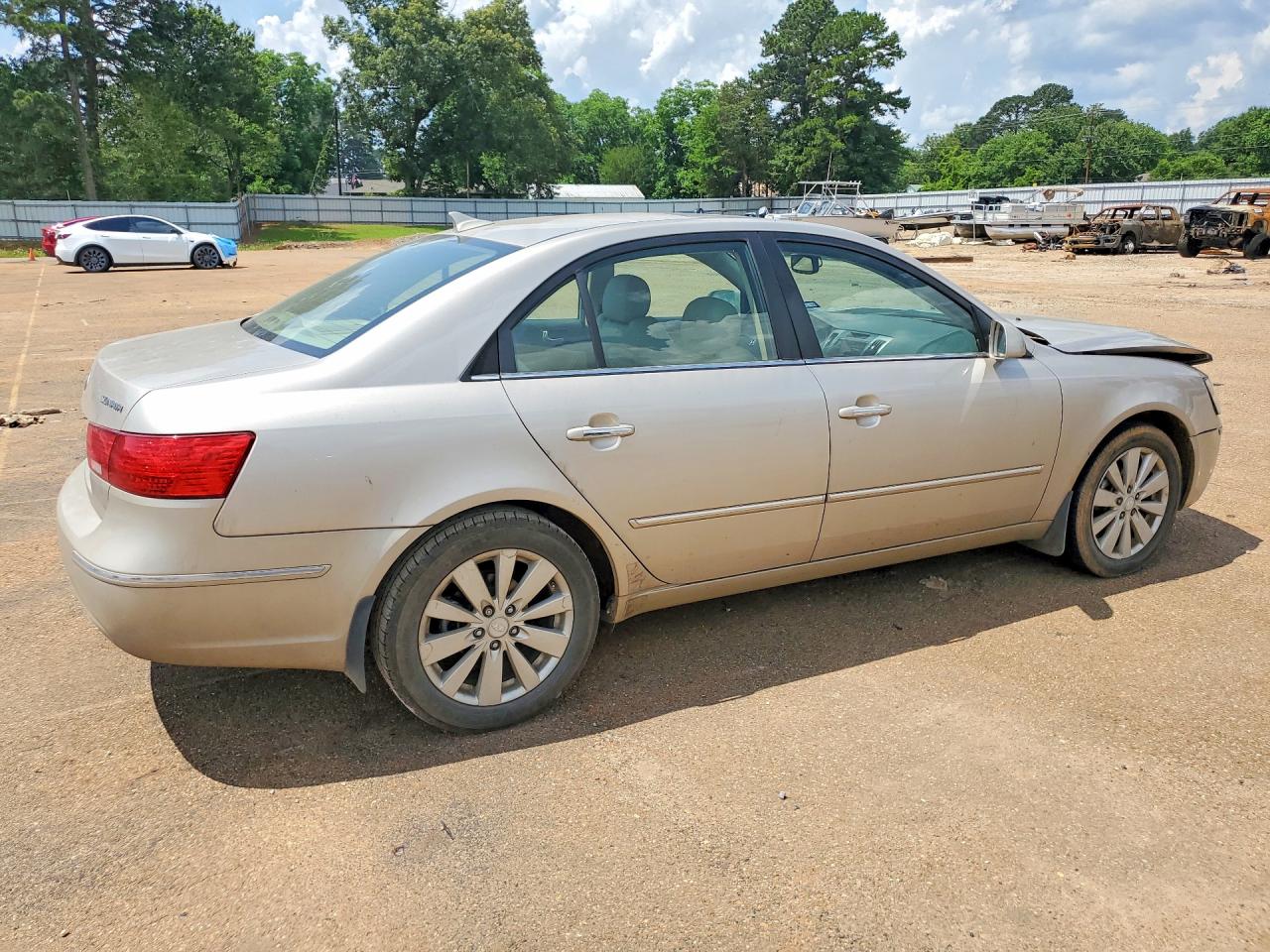 2009 Hyundai Sonata Limited Tan vin: 5NPEU46C99H563857