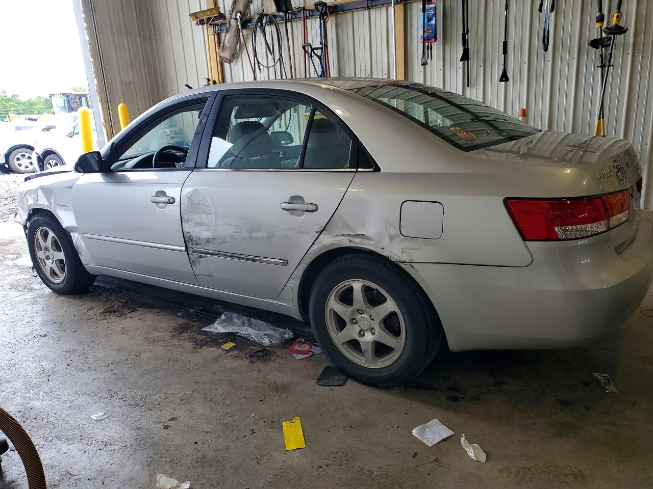 2006 Hyundai Sonata Gls Silver vin: 5NPEU46CX6H167626