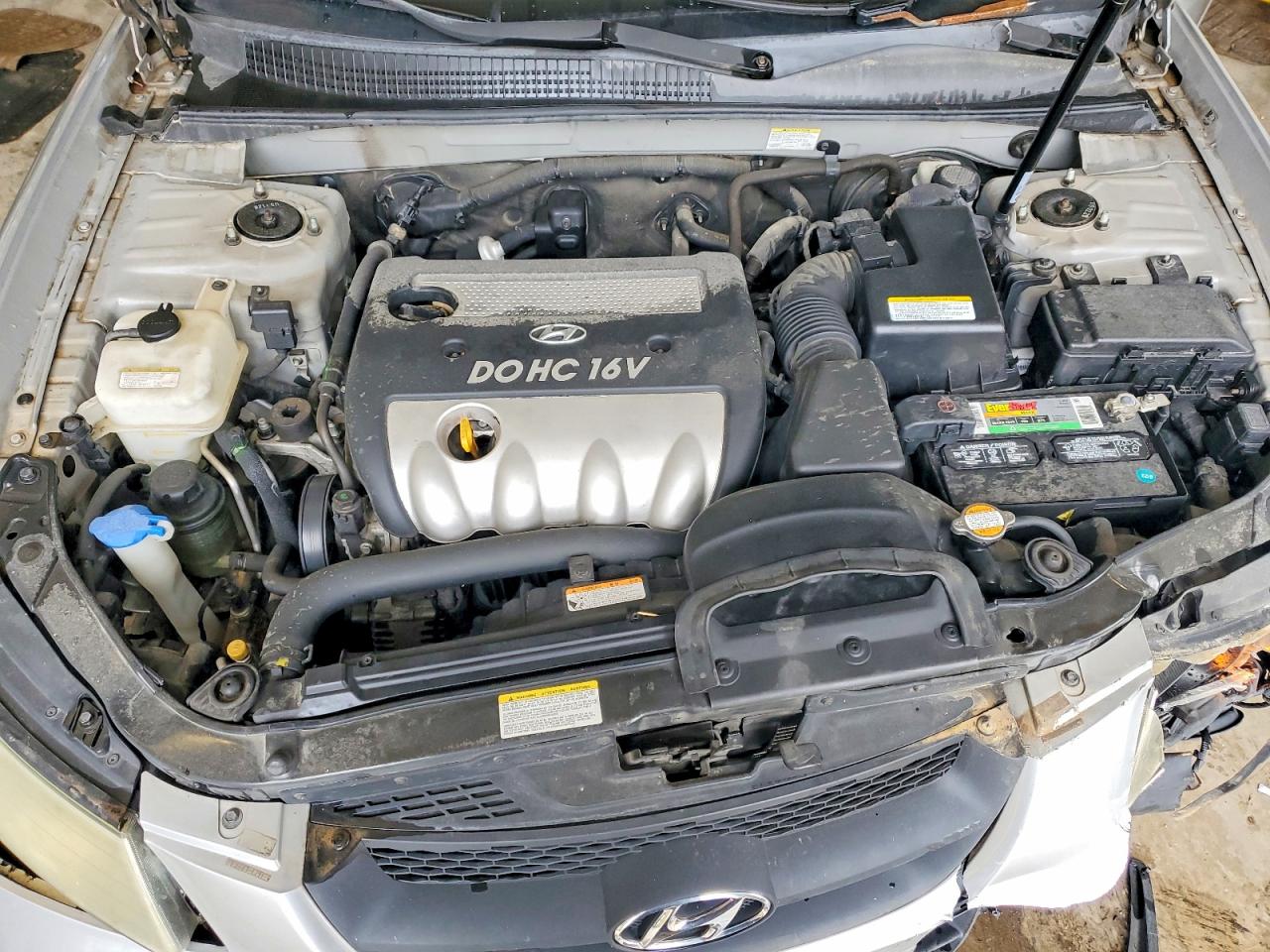 2006 Hyundai Sonata Gls Silver vin: 5NPEU46CX6H167626