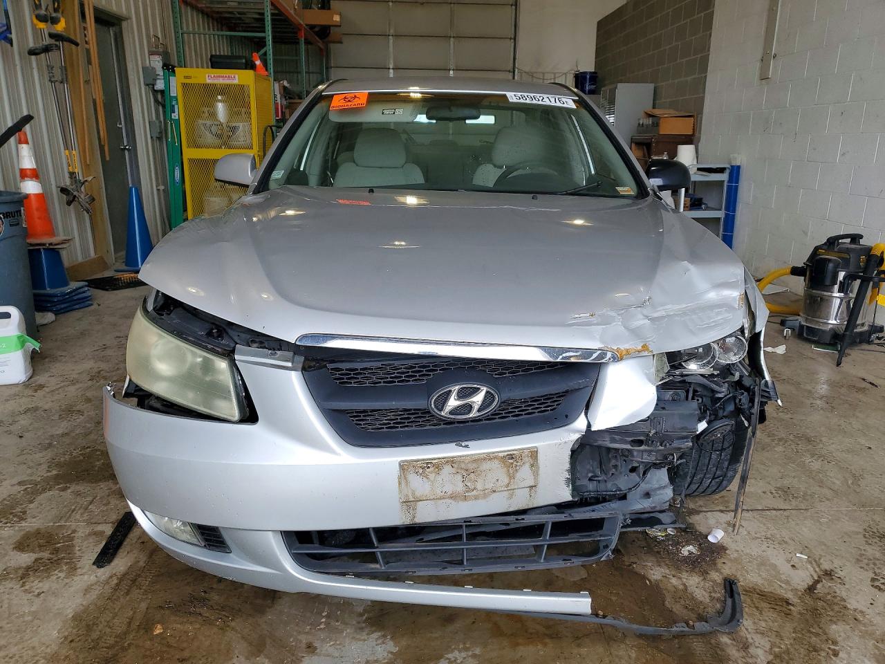 2006 Hyundai Sonata Gls Silver vin: 5NPEU46CX6H167626