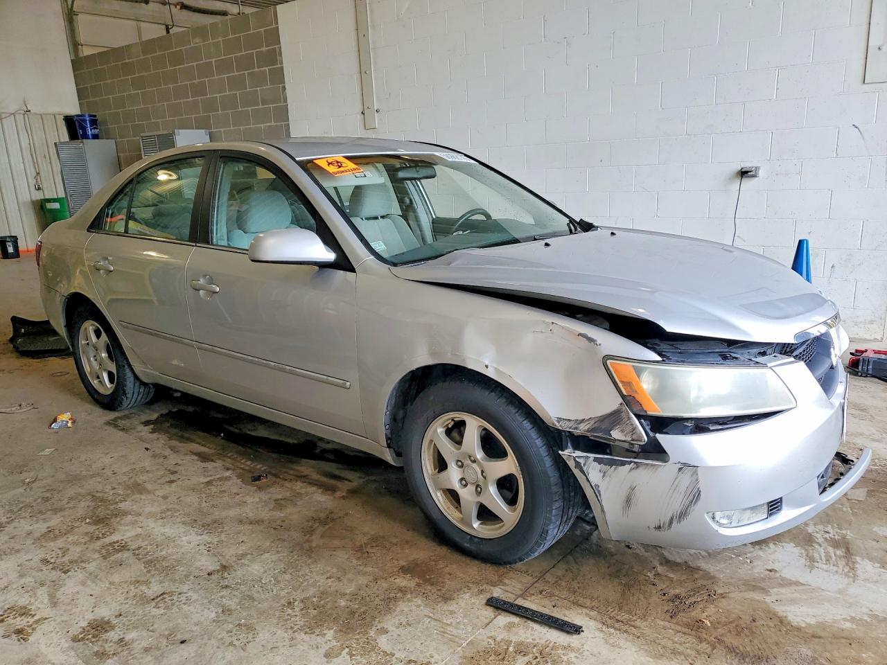 2006 Hyundai Sonata Gls Silver vin: 5NPEU46CX6H167626