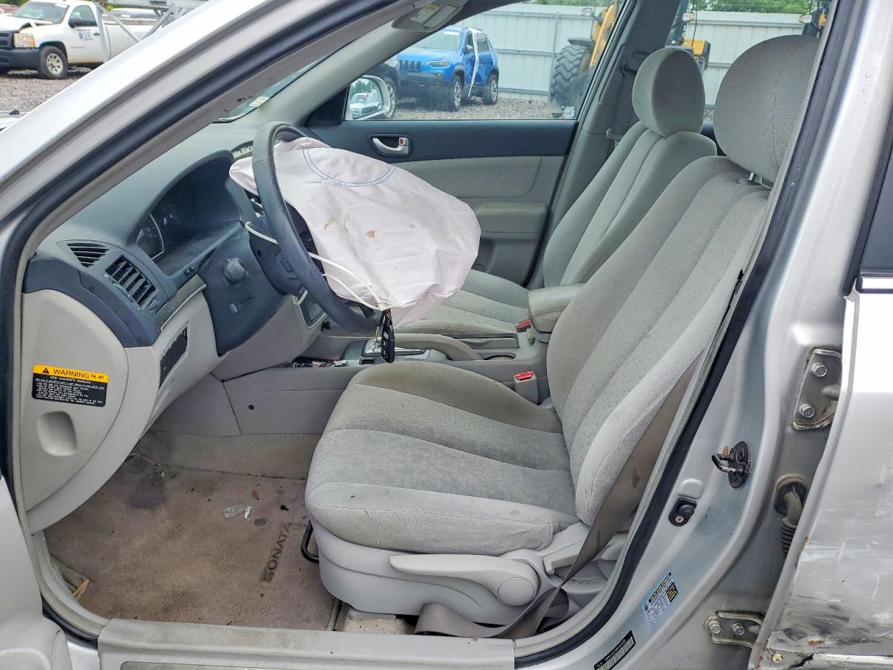 2006 Hyundai Sonata Gls Silver vin: 5NPEU46CX6H167626