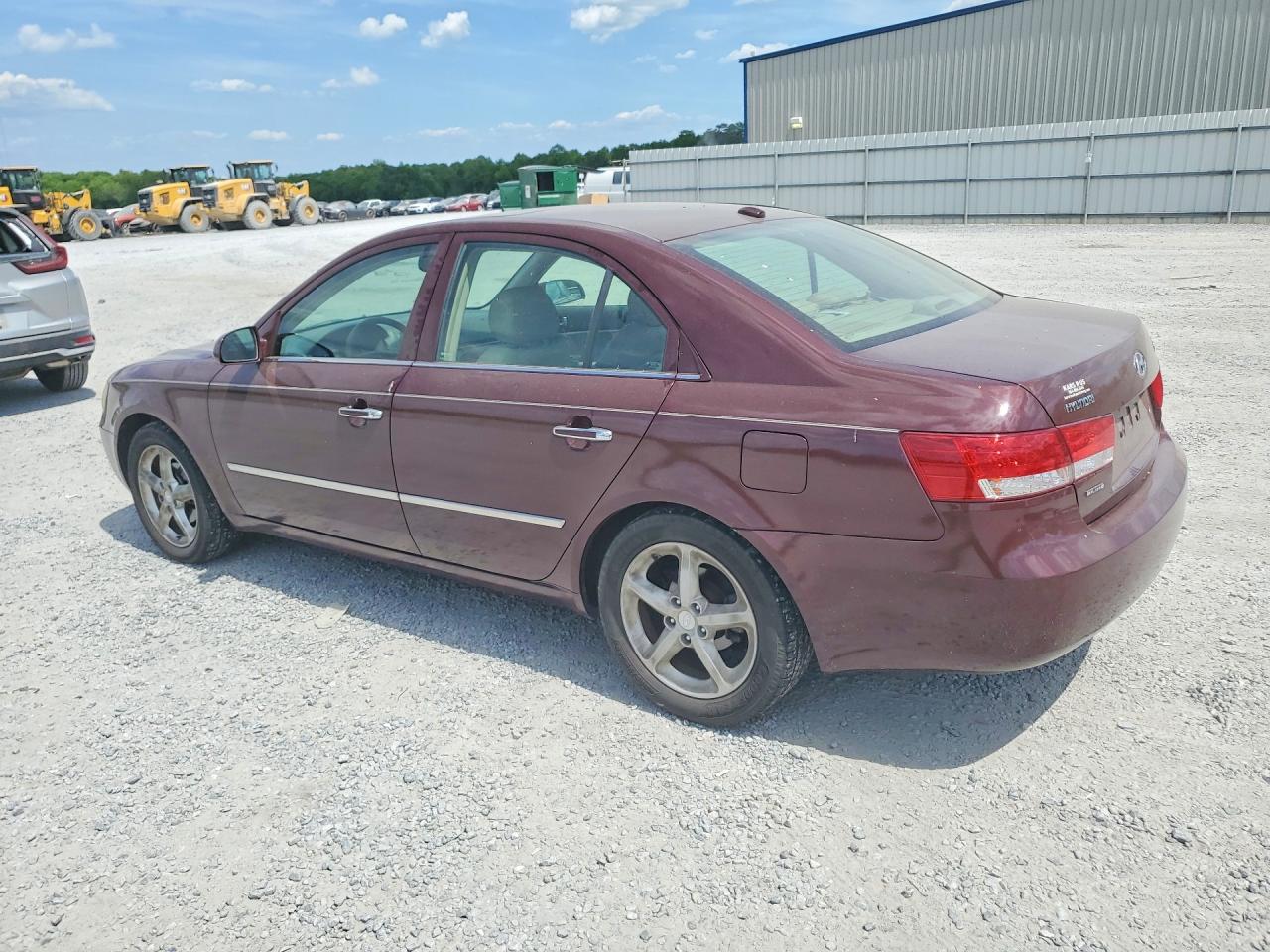 2008 Hyundai Sonata Se Maroon vin: 5NPEU46CX8H355307