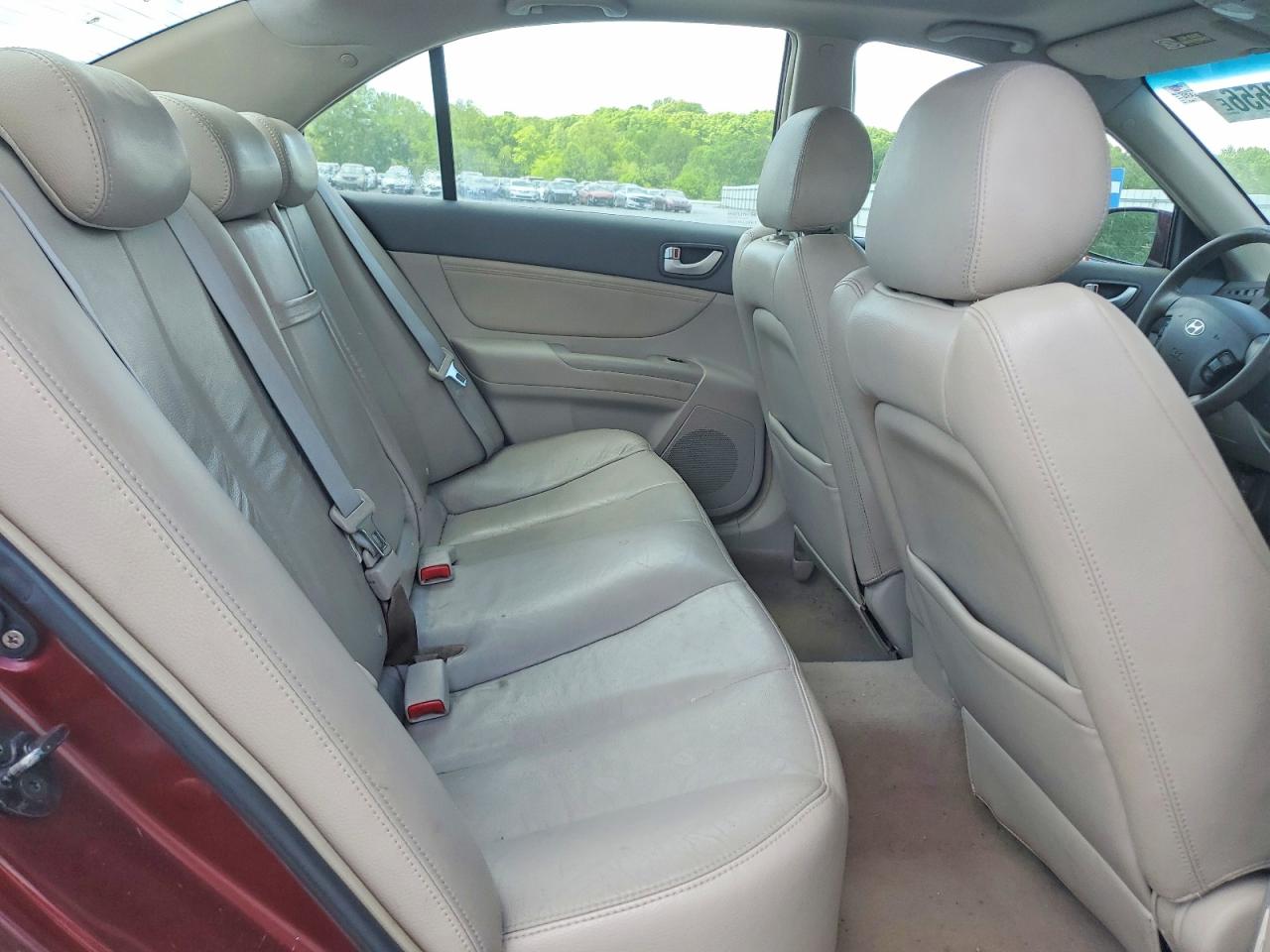 2008 Hyundai Sonata Se Maroon vin: 5NPEU46CX8H355307