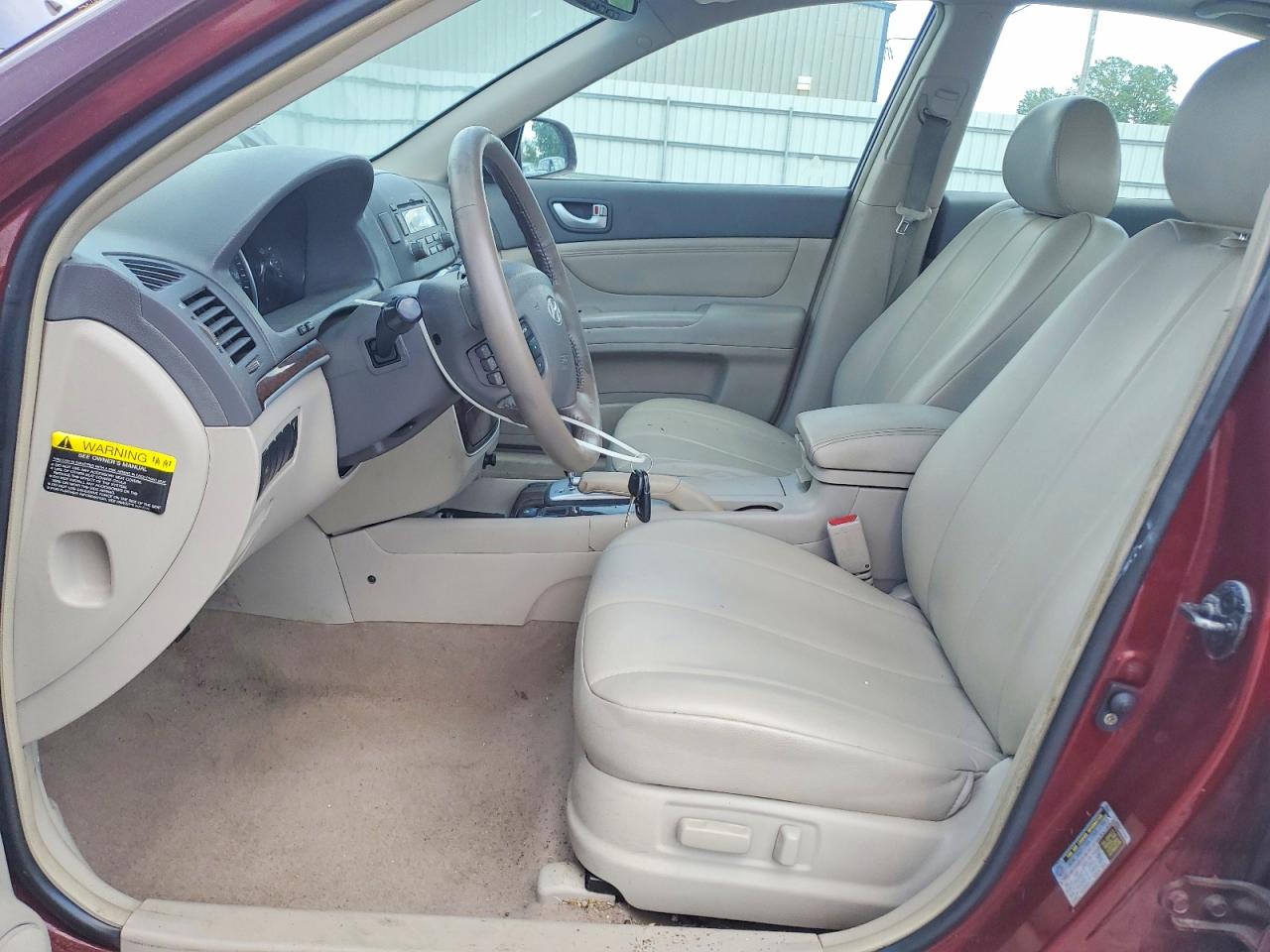 2008 Hyundai Sonata Se Maroon vin: 5NPEU46CX8H355307