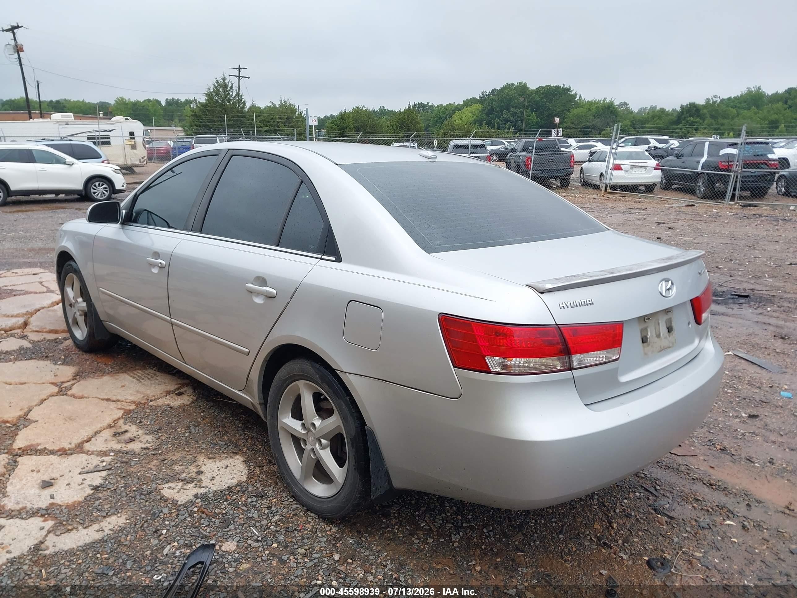 2008 Hyundai Sonata Limited/se Silver vin: 5NPEU46CX8H356523