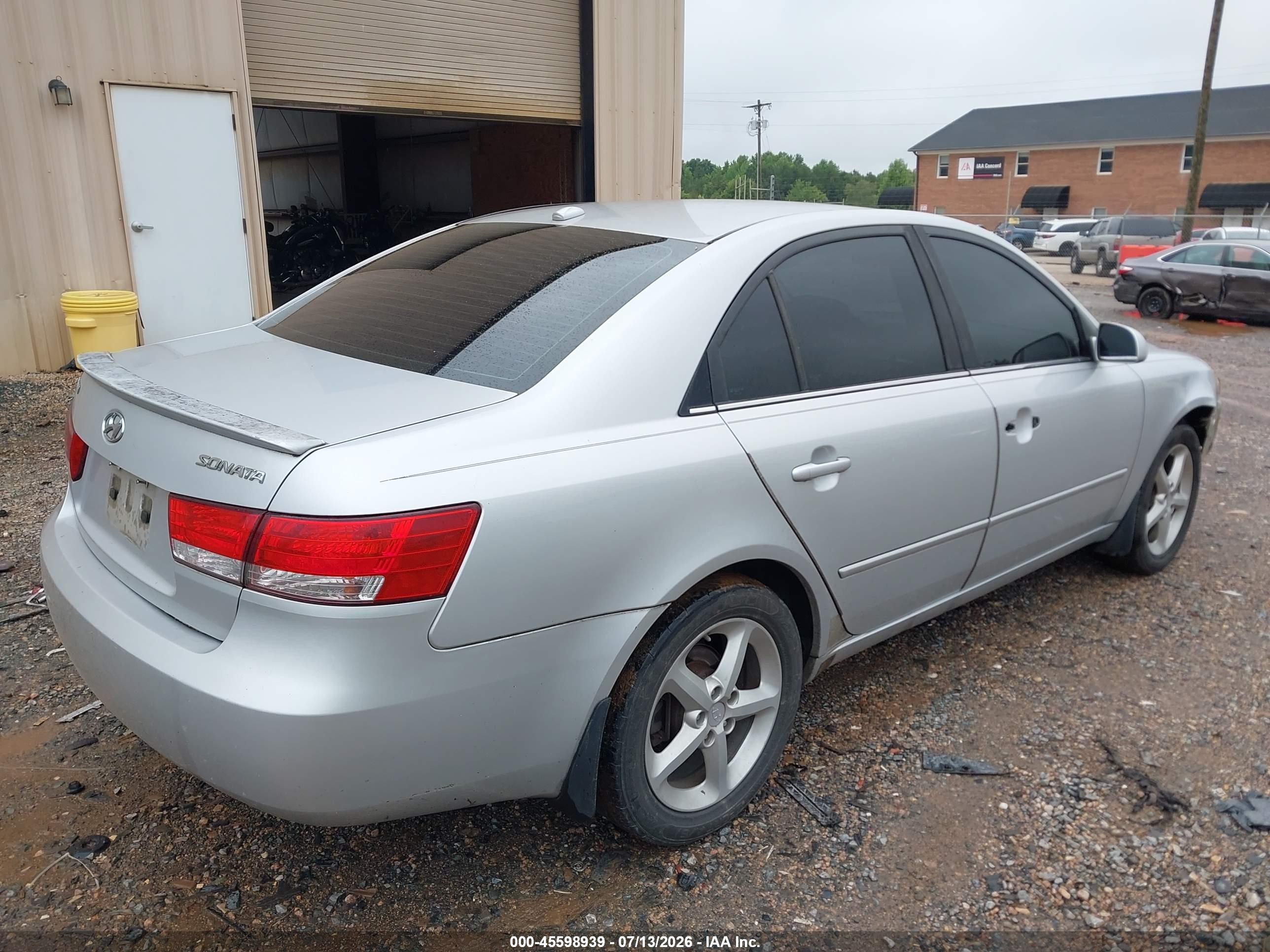 2008 Hyundai Sonata Limited/se Silver vin: 5NPEU46CX8H356523