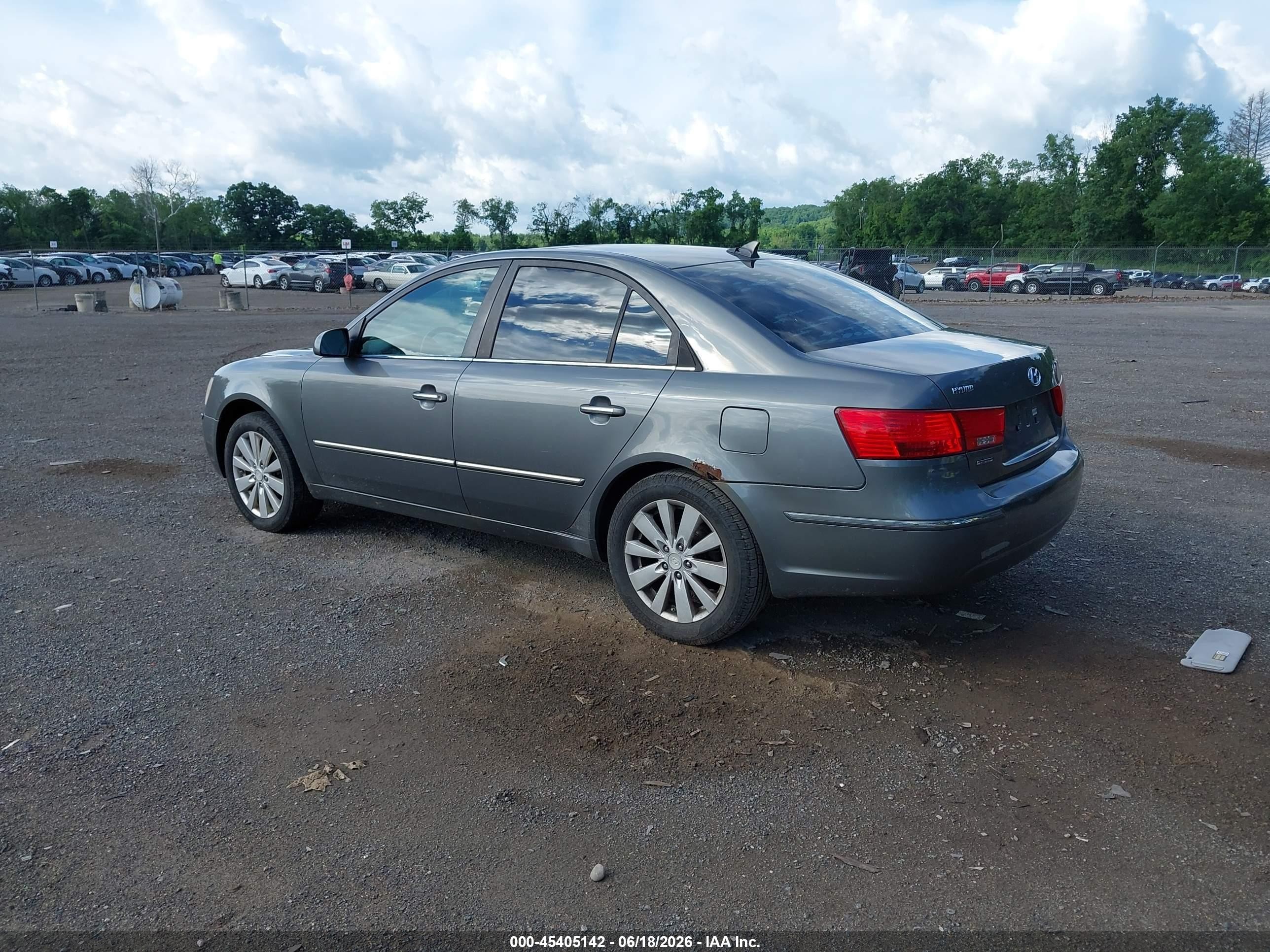 2009 Hyundai Sonata Limited Gray vin: 5NPEU46CX9H445218