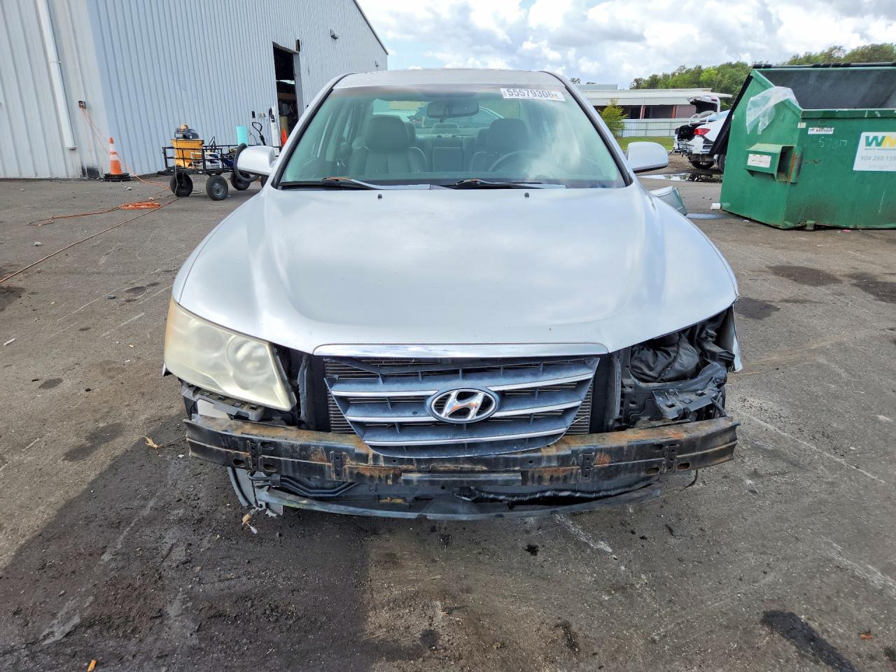 2009 Hyundai Sonata Limited Silver vin: 5NPEU46CX9H463377