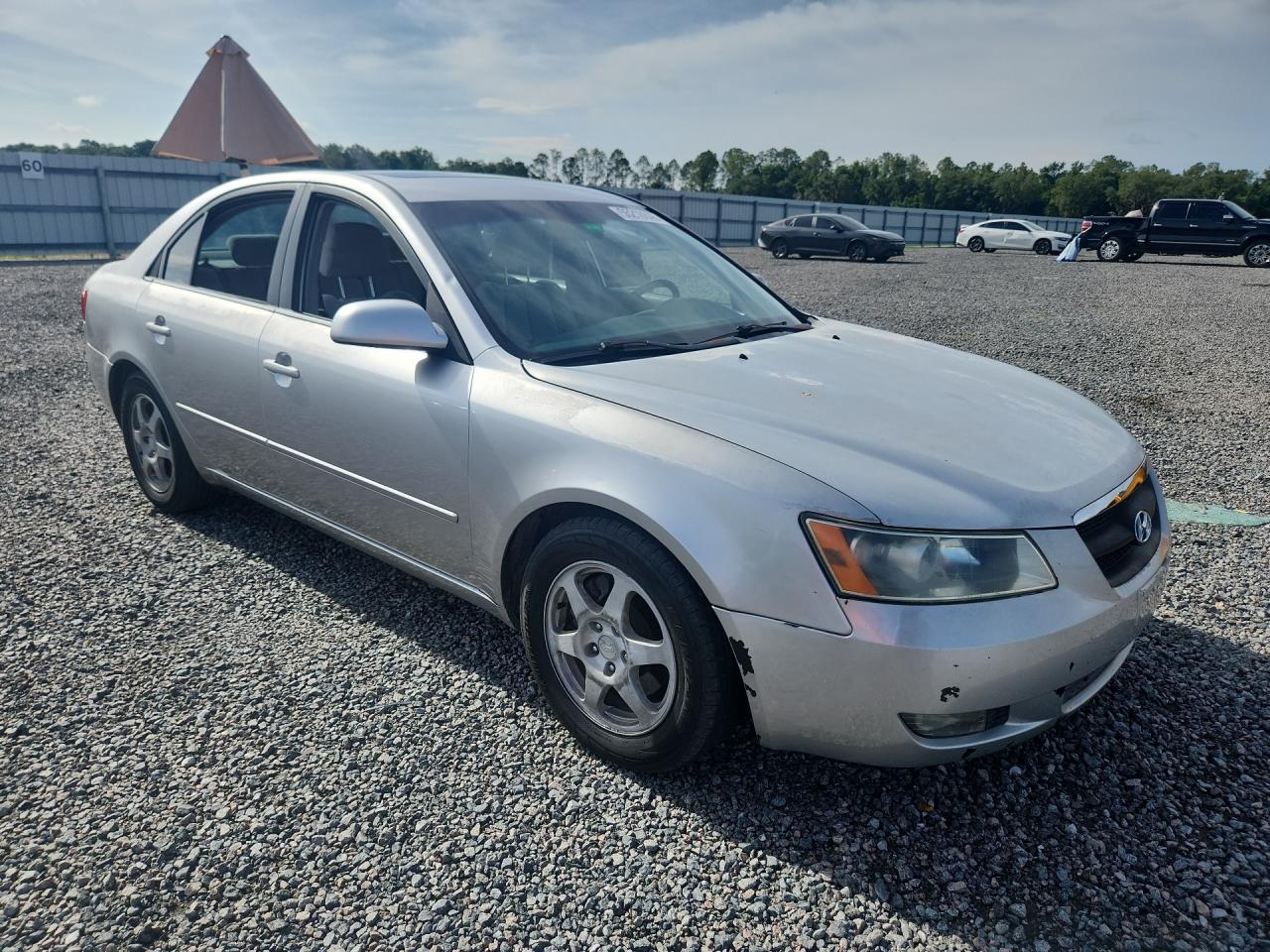 2006 Hyundai Sonata Gls V6 Silver vin: 5NPEU46F06H023870