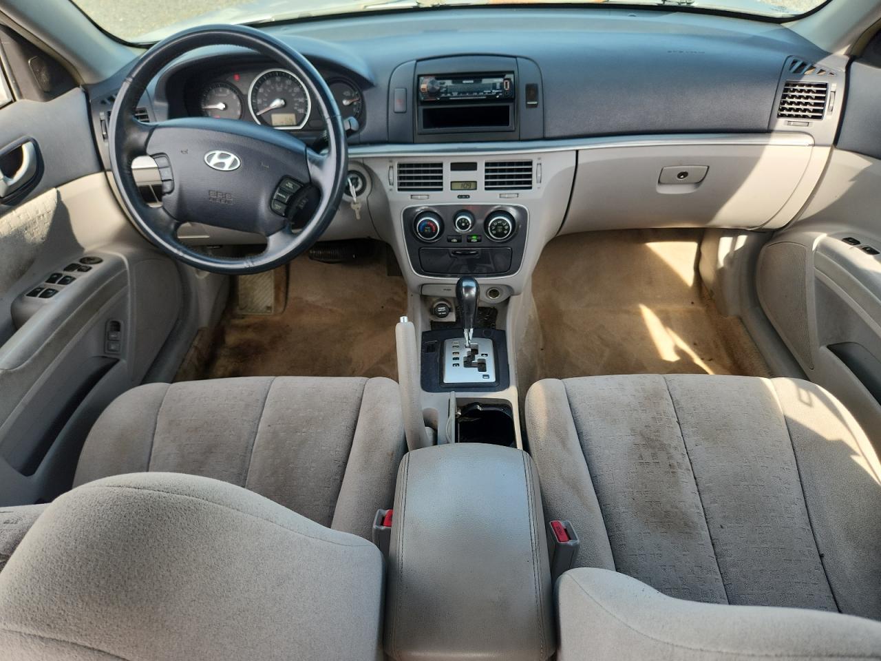 2006 Hyundai Sonata Gls V6 Silver vin: 5NPEU46F06H023870