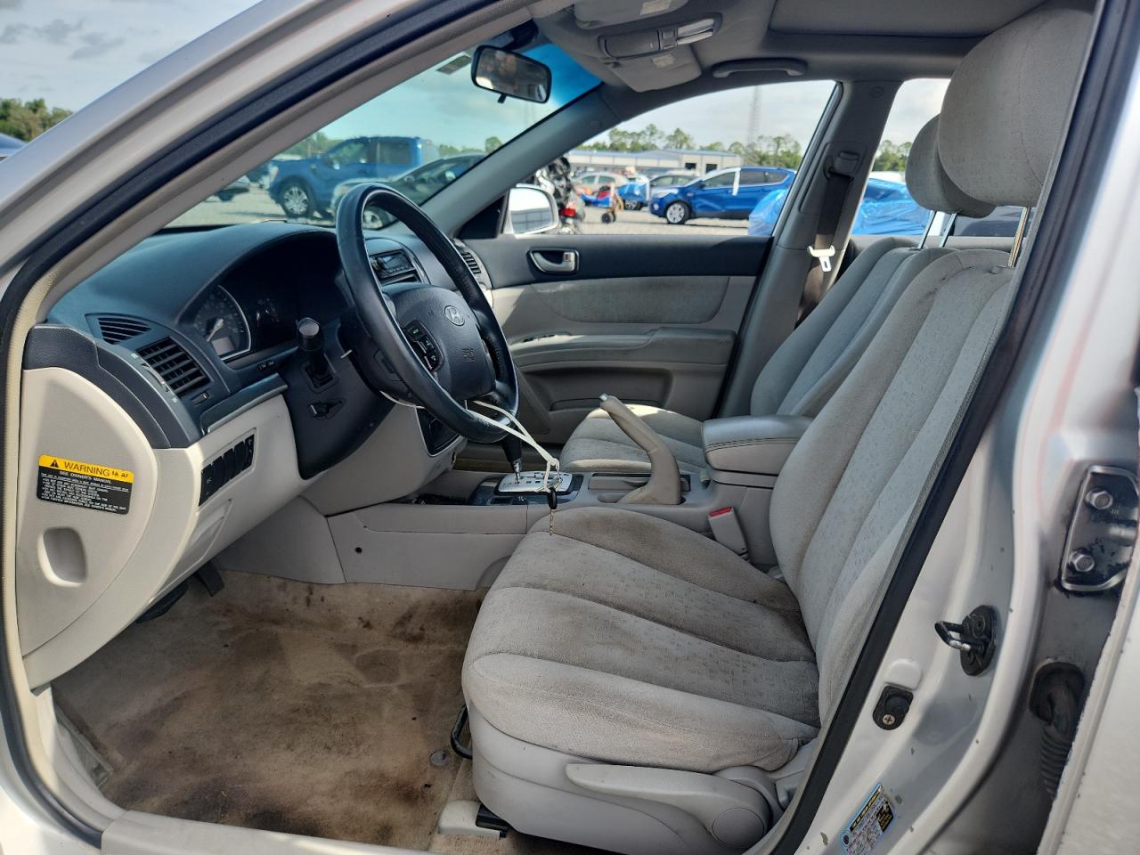 2006 Hyundai Sonata Gls V6 Silver vin: 5NPEU46F06H023870