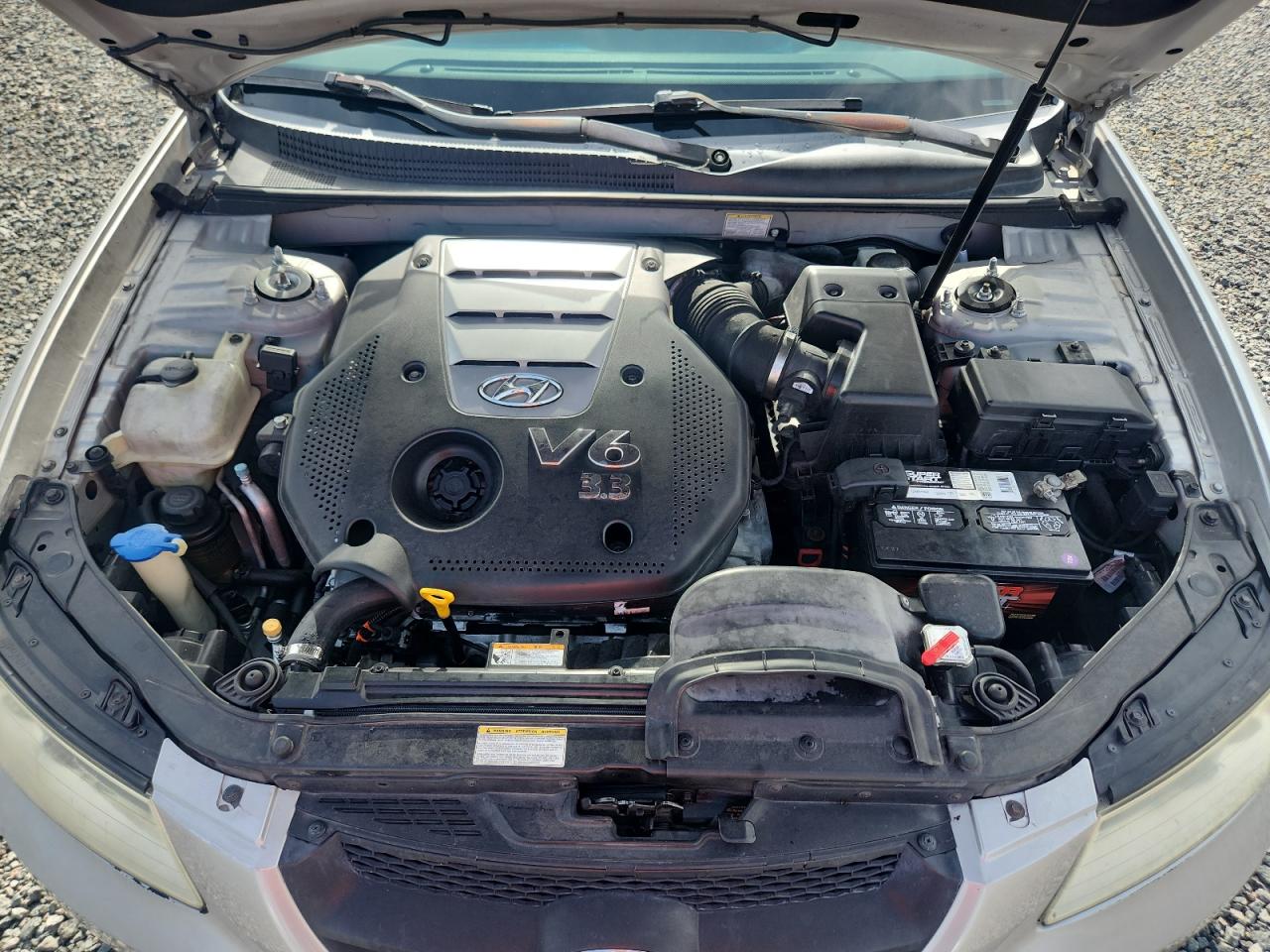 2006 Hyundai Sonata Gls V6 Silver vin: 5NPEU46F06H023870