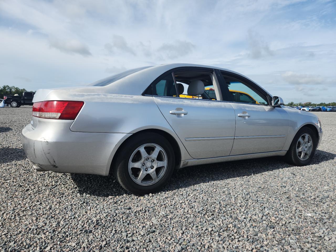 2006 Hyundai Sonata Gls V6 Silver vin: 5NPEU46F06H023870