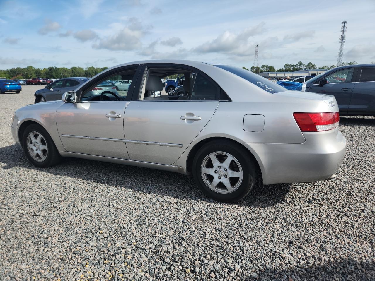 2006 Hyundai Sonata Gls V6 Silver vin: 5NPEU46F06H023870