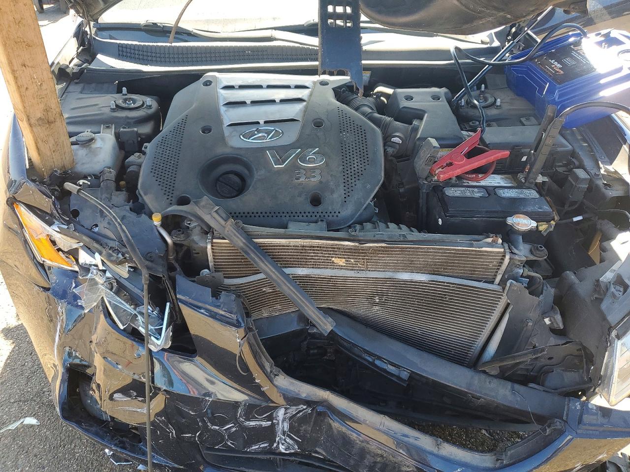 2006 Hyundai Sonata Gls V6 Blue vin: 5NPEU46F06H027045