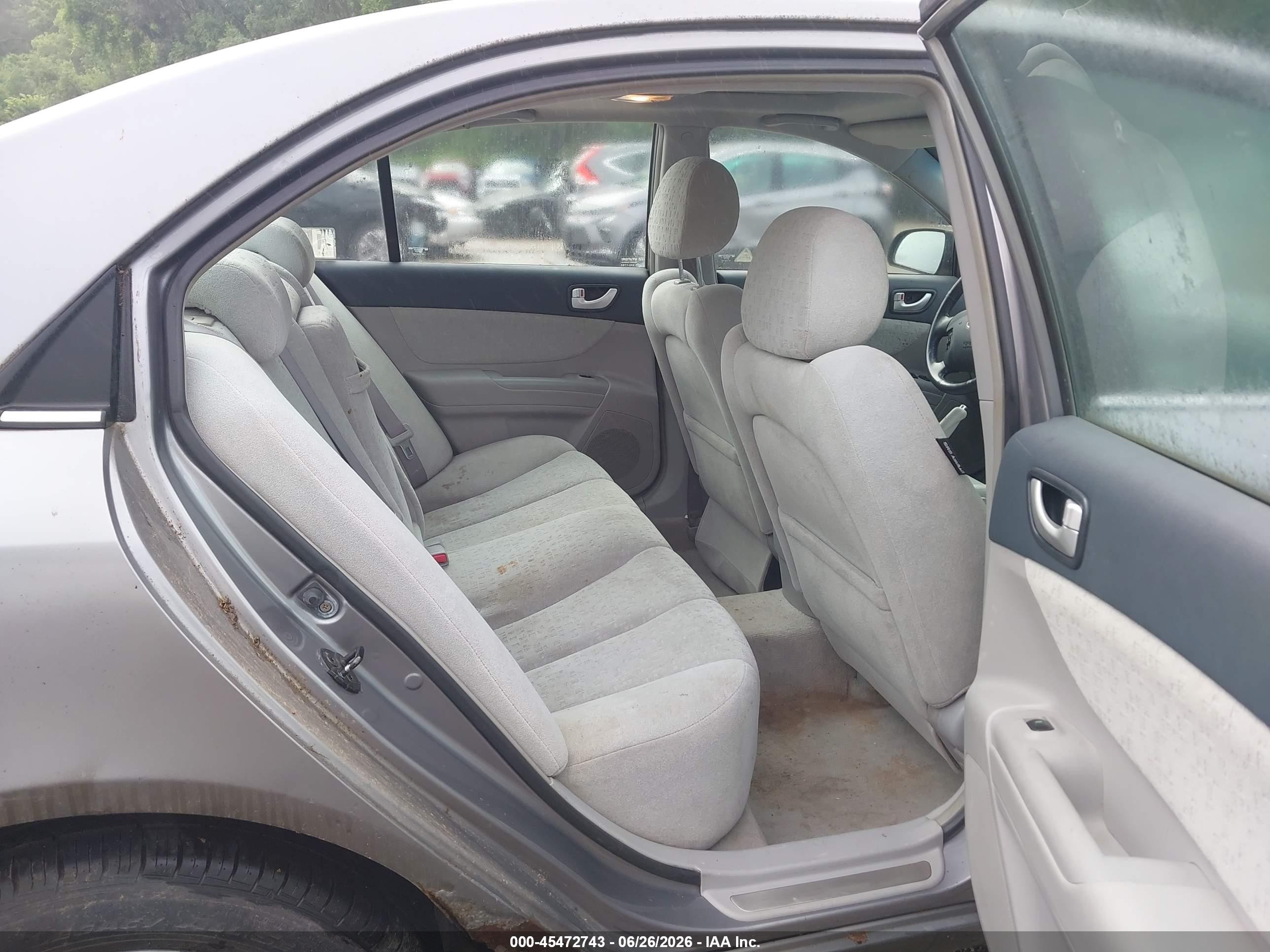 2006 Hyundai Sonata Gls V6/lx V6 Gray vin: 5NPEU46F06H032097