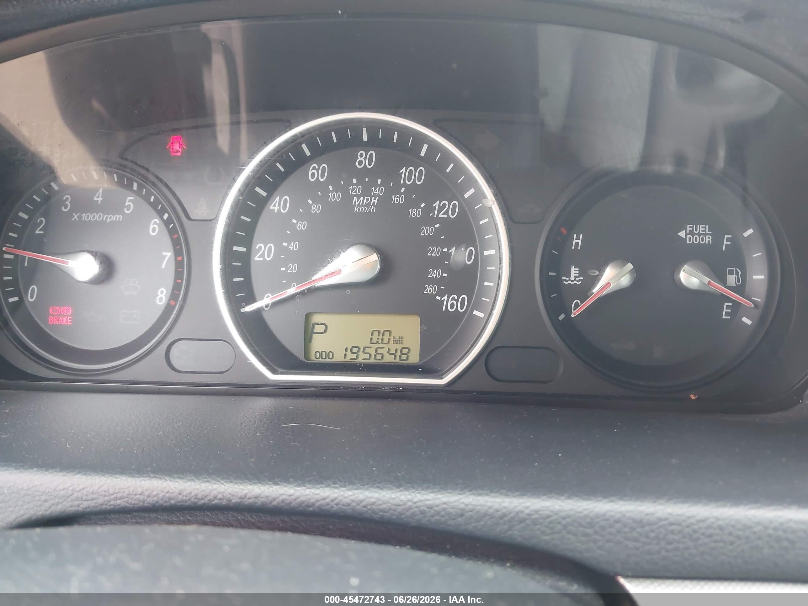 2006 Hyundai Sonata Gls V6/lx V6 Gray vin: 5NPEU46F06H032097