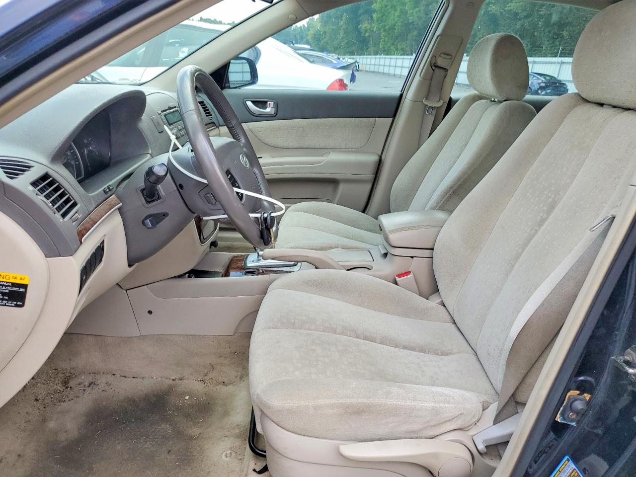2006 Hyundai Sonata Gls V6 Черный vin: 5NPEU46F06H036912