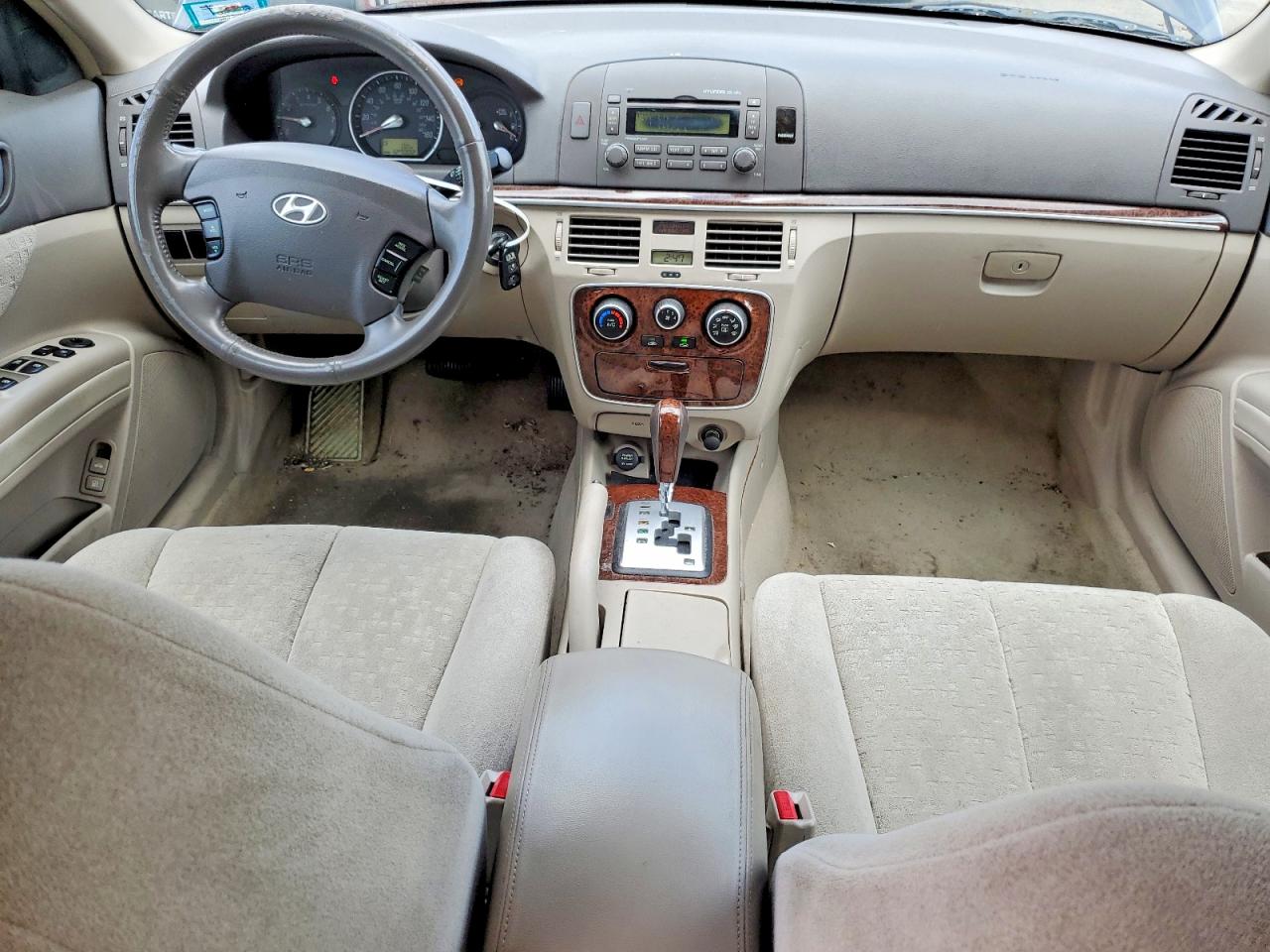 2006 Hyundai Sonata Gls V6 Черный vin: 5NPEU46F06H036912