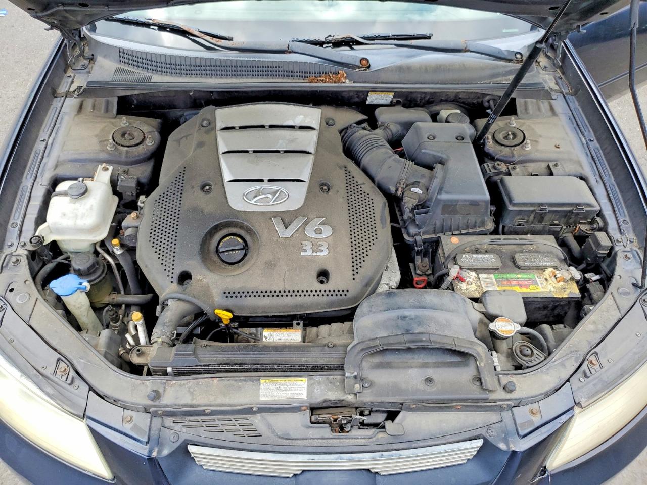 2006 Hyundai Sonata Gls V6 Черный vin: 5NPEU46F06H036912