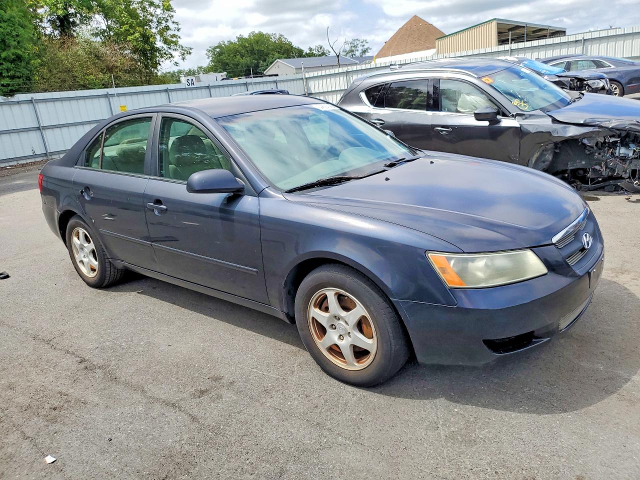 2006 Hyundai Sonata Gls V6 Черный vin: 5NPEU46F06H036912