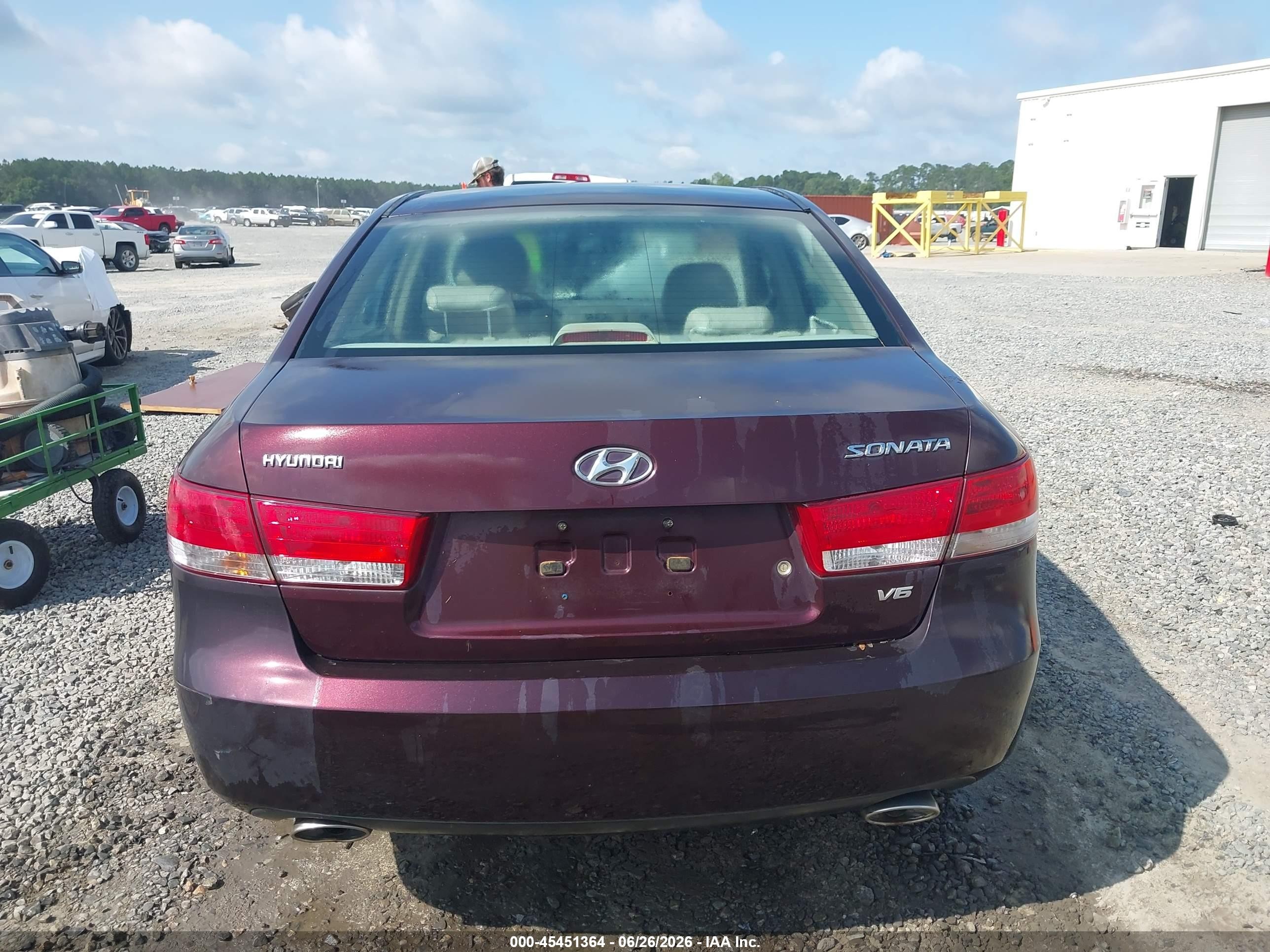 2006 Hyundai Sonata Gls V6/lx V6 Burgundy vin: 5NPEU46F06H039986