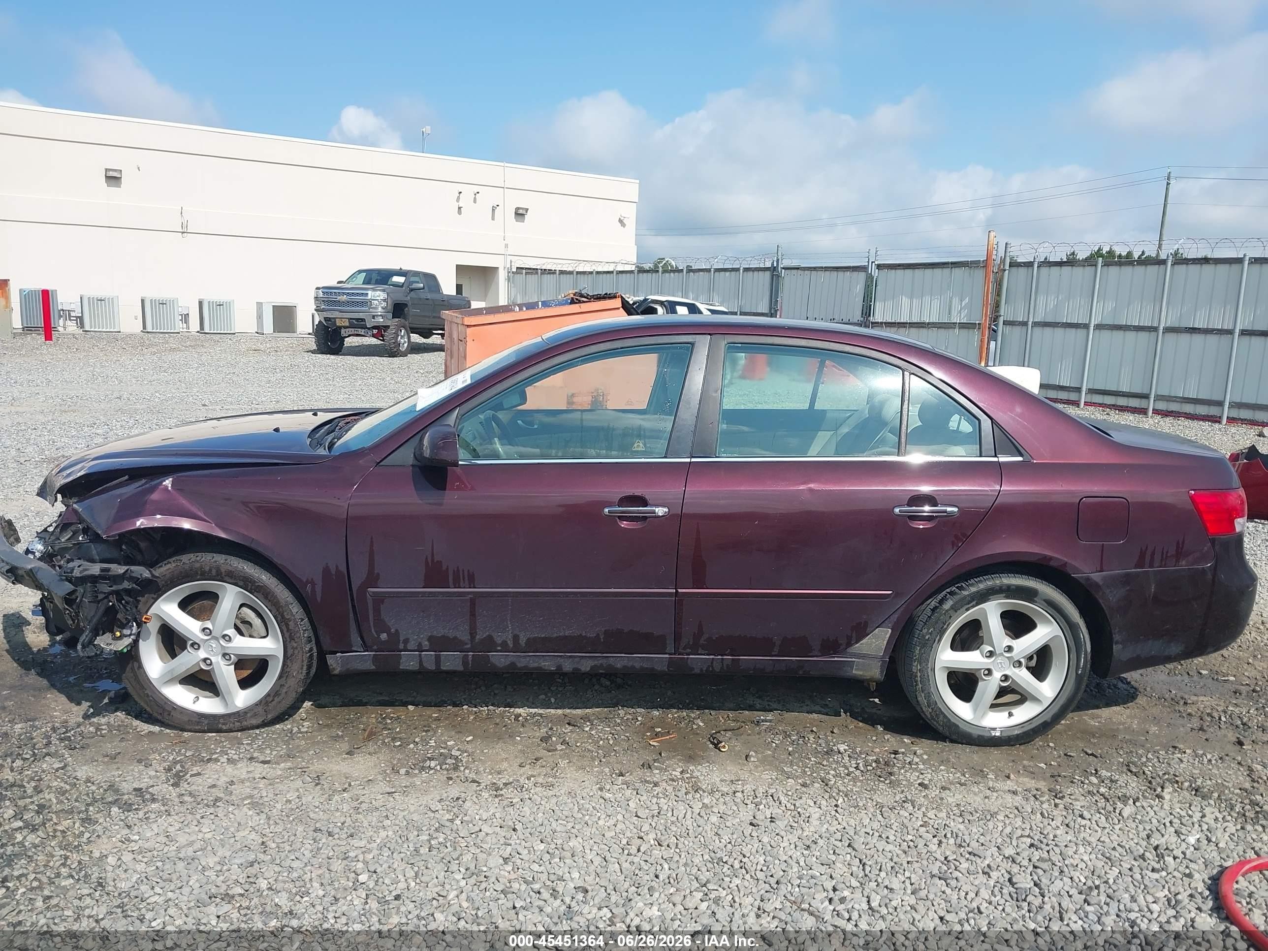 2006 Hyundai Sonata Gls V6/lx V6 Burgundy vin: 5NPEU46F06H039986